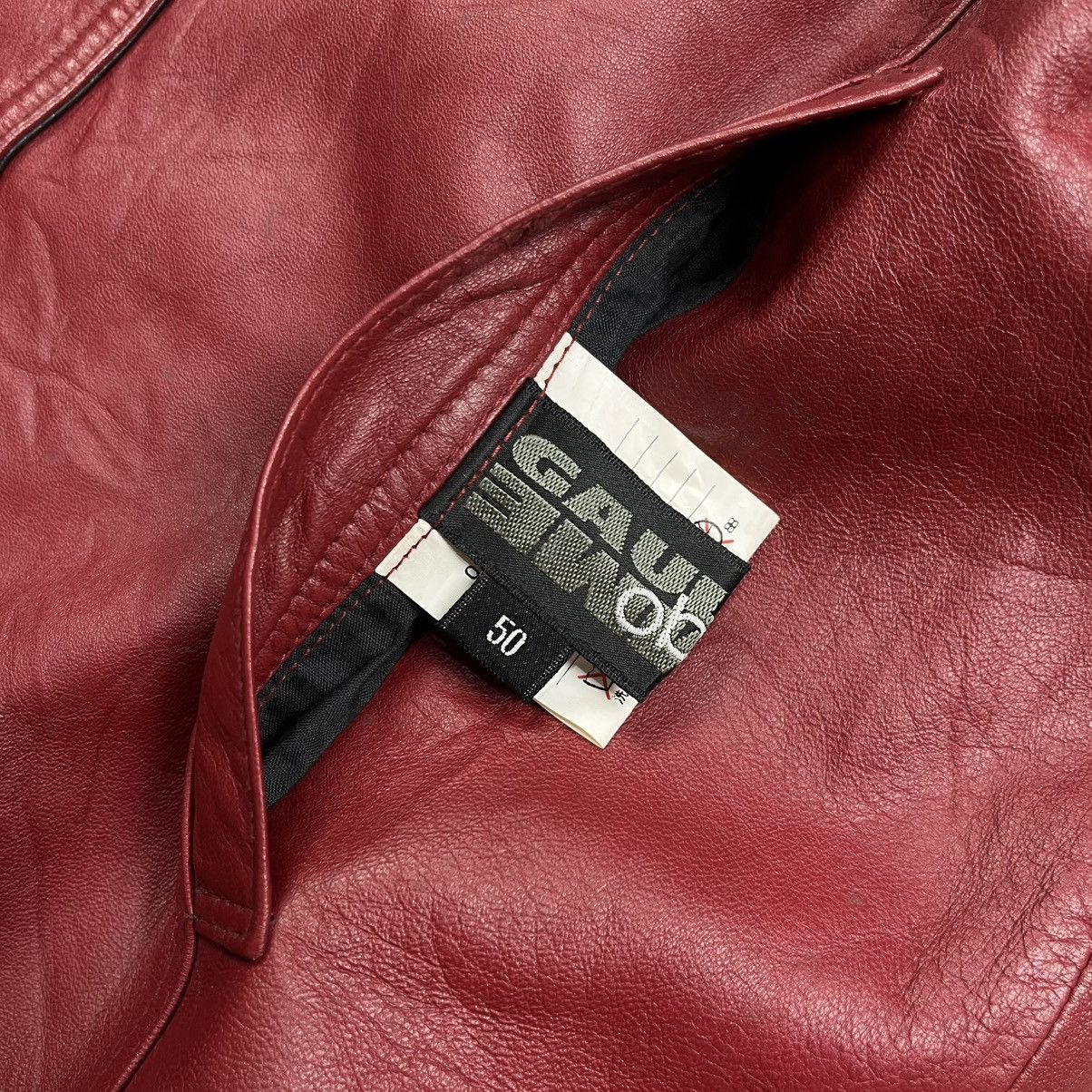 Jean Paul Gaultier Vintage 90s gaultier objet homme reversible leather jacket Size US L / EU 52-54 / 3 - 14 Thumbnail
