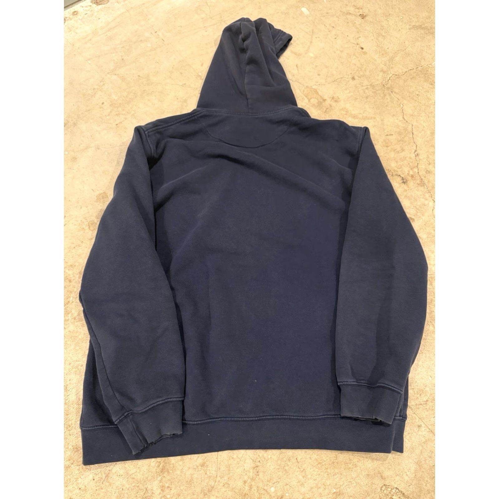 Nike VINTAGE Nike Sweatshirt Adult XL Blue Swoosh Check Zip Hooded Pocket Sport Mens Size US XL / EU 56 / 4 - 2 Thumbnail