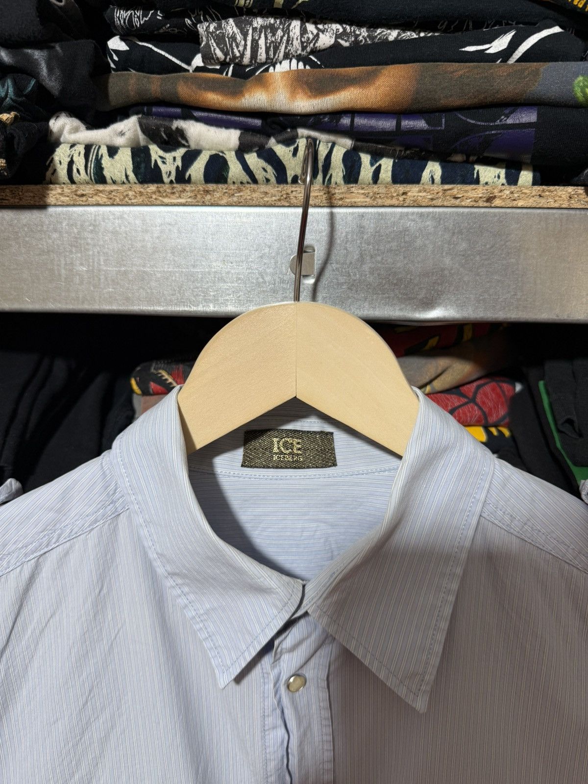 Iceberg Vintage Luxury Iceberg Classic Luxury Button Up Shirt Size US XL / EU 56 / 4 - 6 Thumbnail