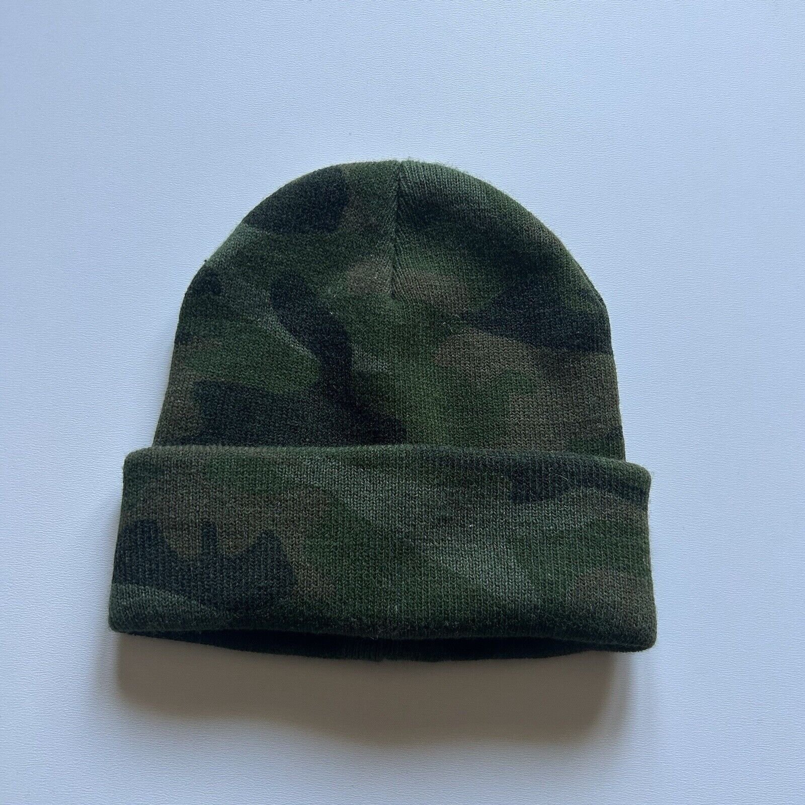 Vintage Vintage 2000s Green Woodland Camouflage Beanie OSFA Rare Size ONE SIZE - 1 Thumbnail