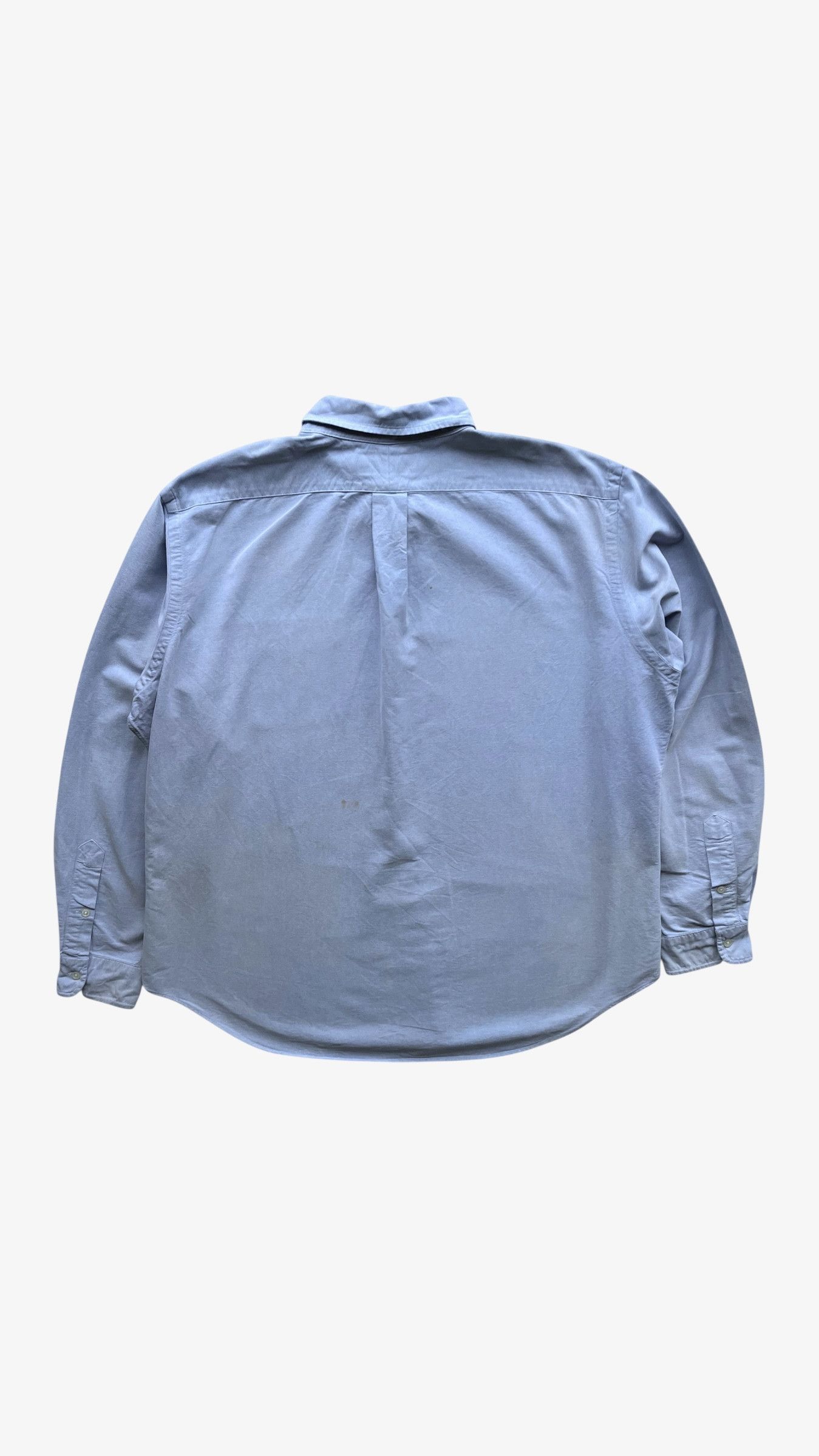 Ralph Lauren Vintage 90s Men's Ralph Lauren Blue Denim Shirt Size US XL / EU 56 / 4 - 4 Thumbnail
