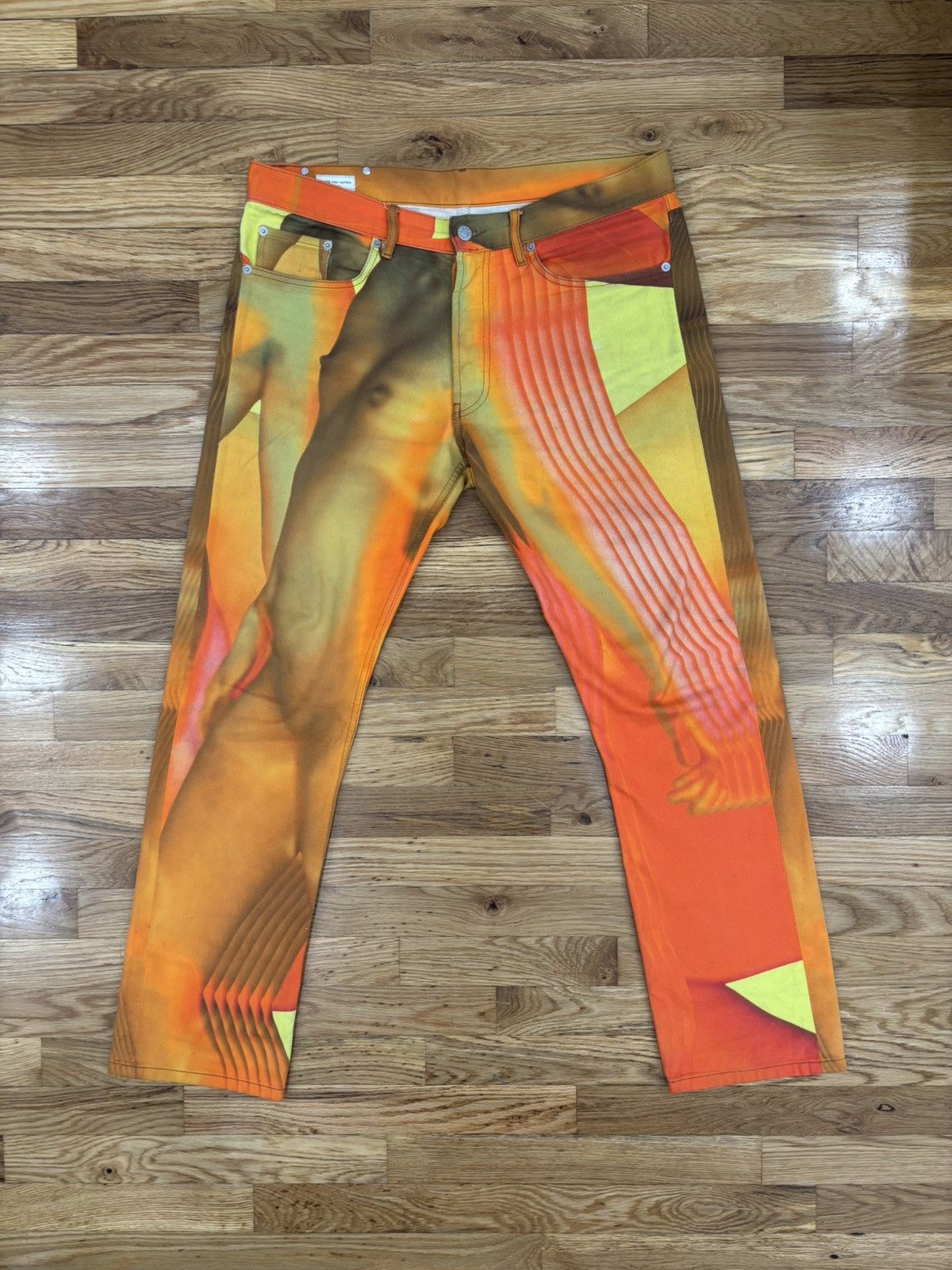 Dries Van Noten Dries Van Noten ss2020 Orange pants Size US 34 / EU 50 - 1 Thumbnail