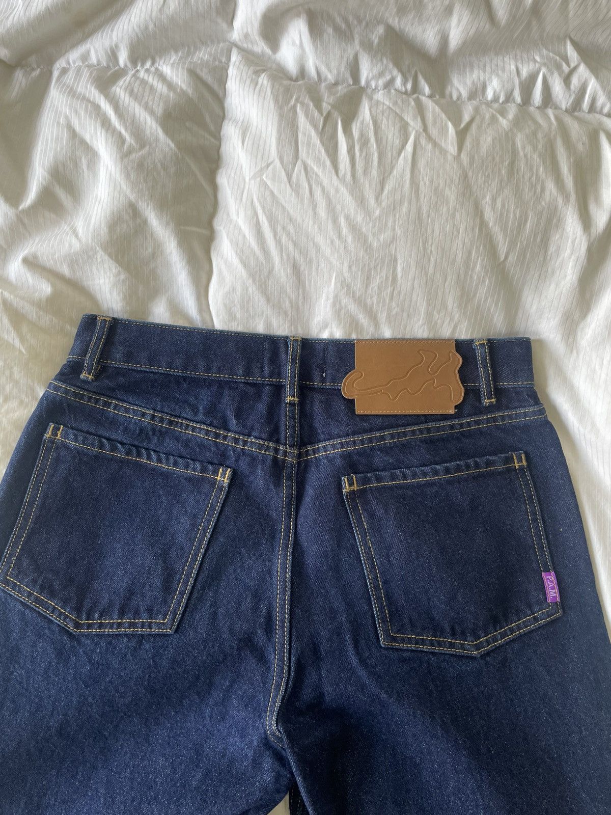 Perks And Mini Dark Wash blue straight leg denim jeans Size US 30 / EU 46 - 6 Thumbnail