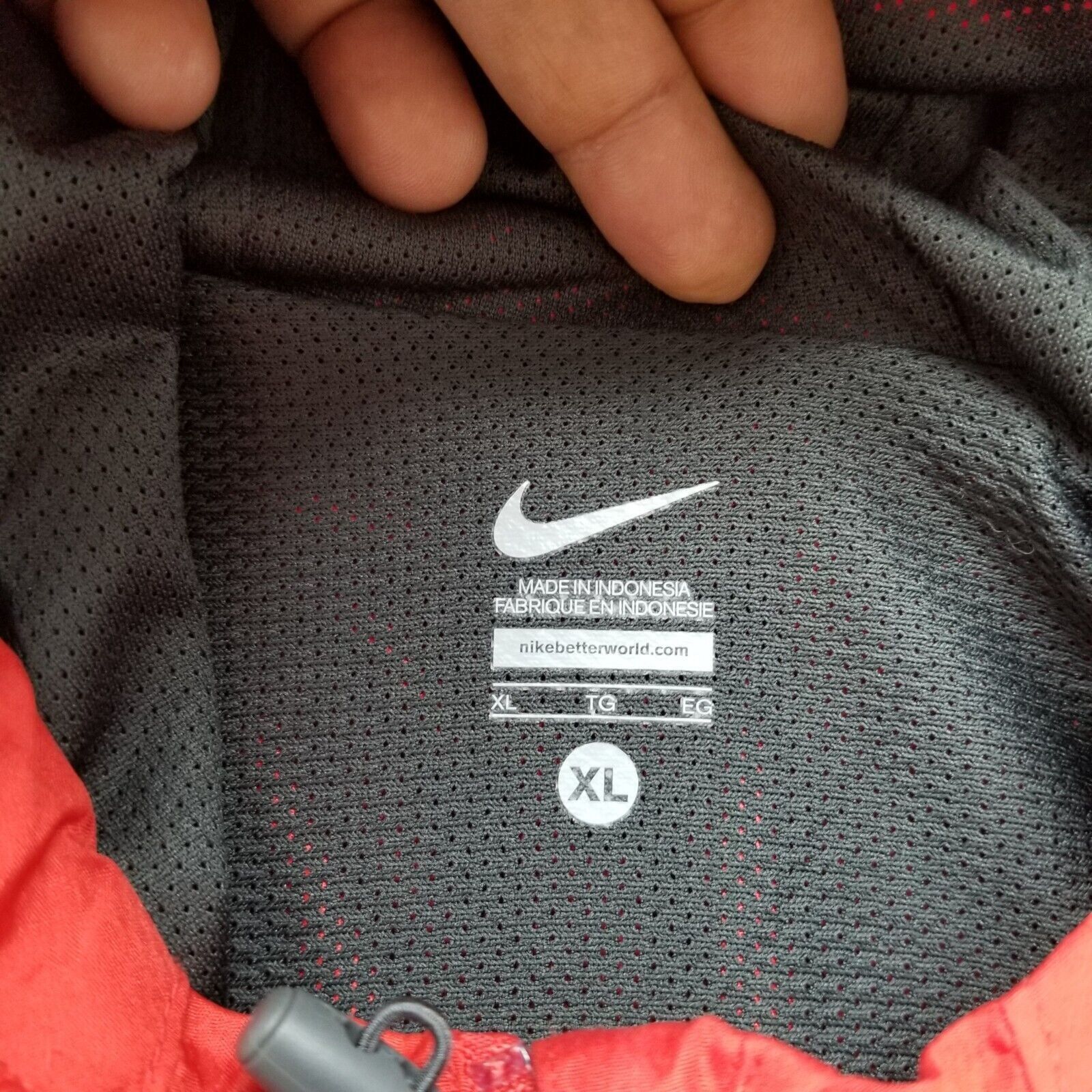 Nike Nike Jacket Men XL Zip Pockets Hooded Baseball Windbreaker Size US XL / EU 56 / 4 - 3 Thumbnail
