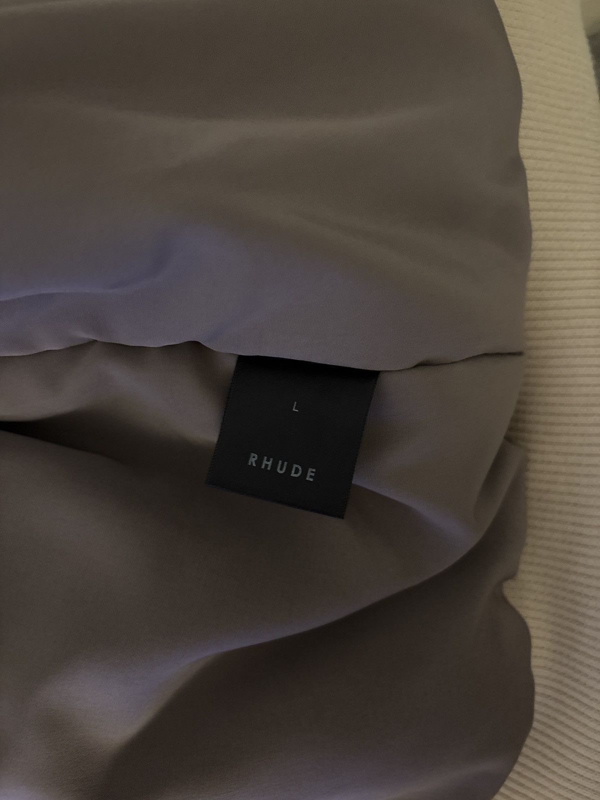 Rhude Rhude Speedster Calfskin Leather Jacket Size US L / EU 52-54 / 3 - 4 Thumbnail