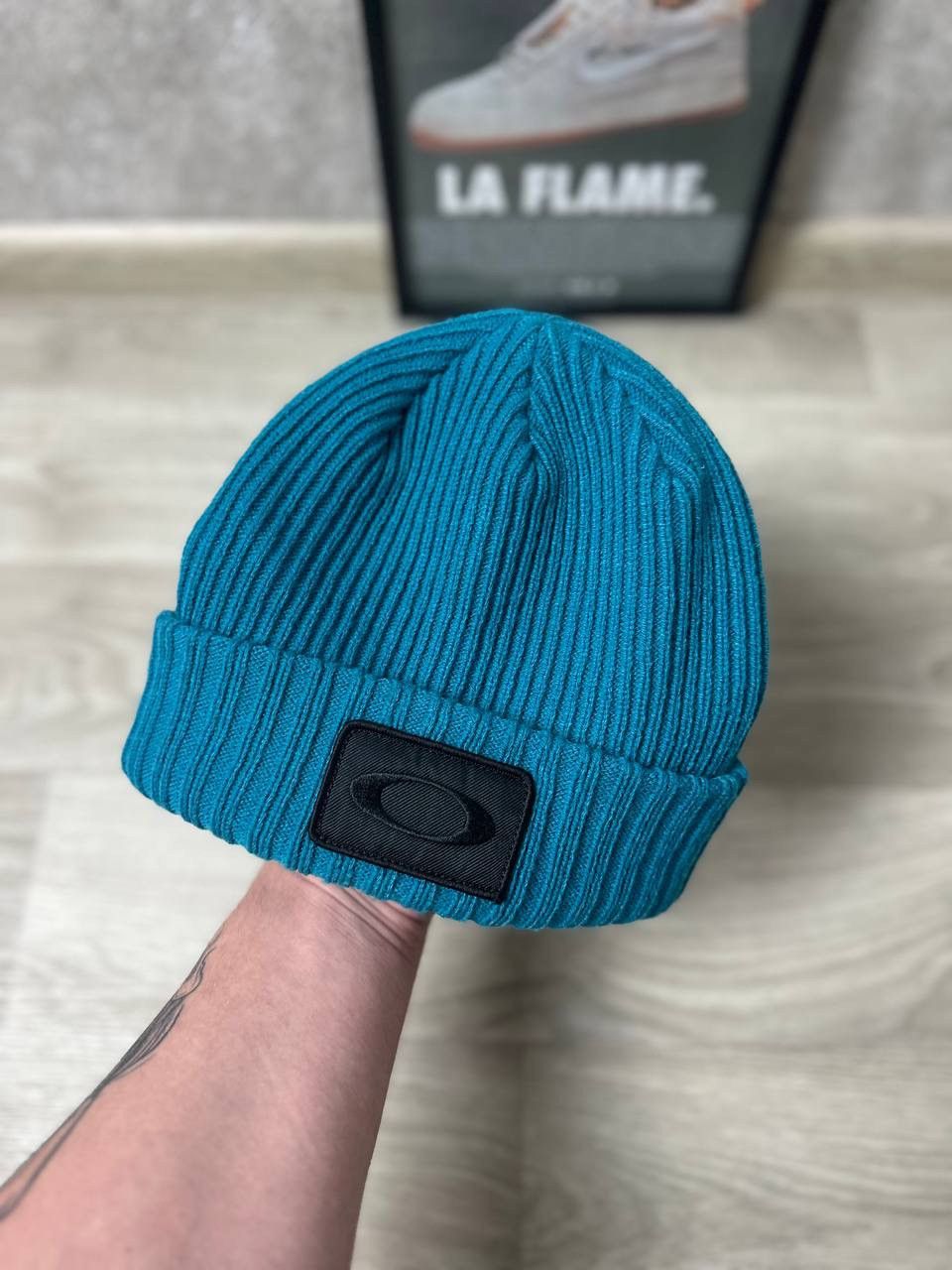 Vintage Vintage Oakley Hat Blue Big Logo Size ONE SIZE - 2 Thumbnail