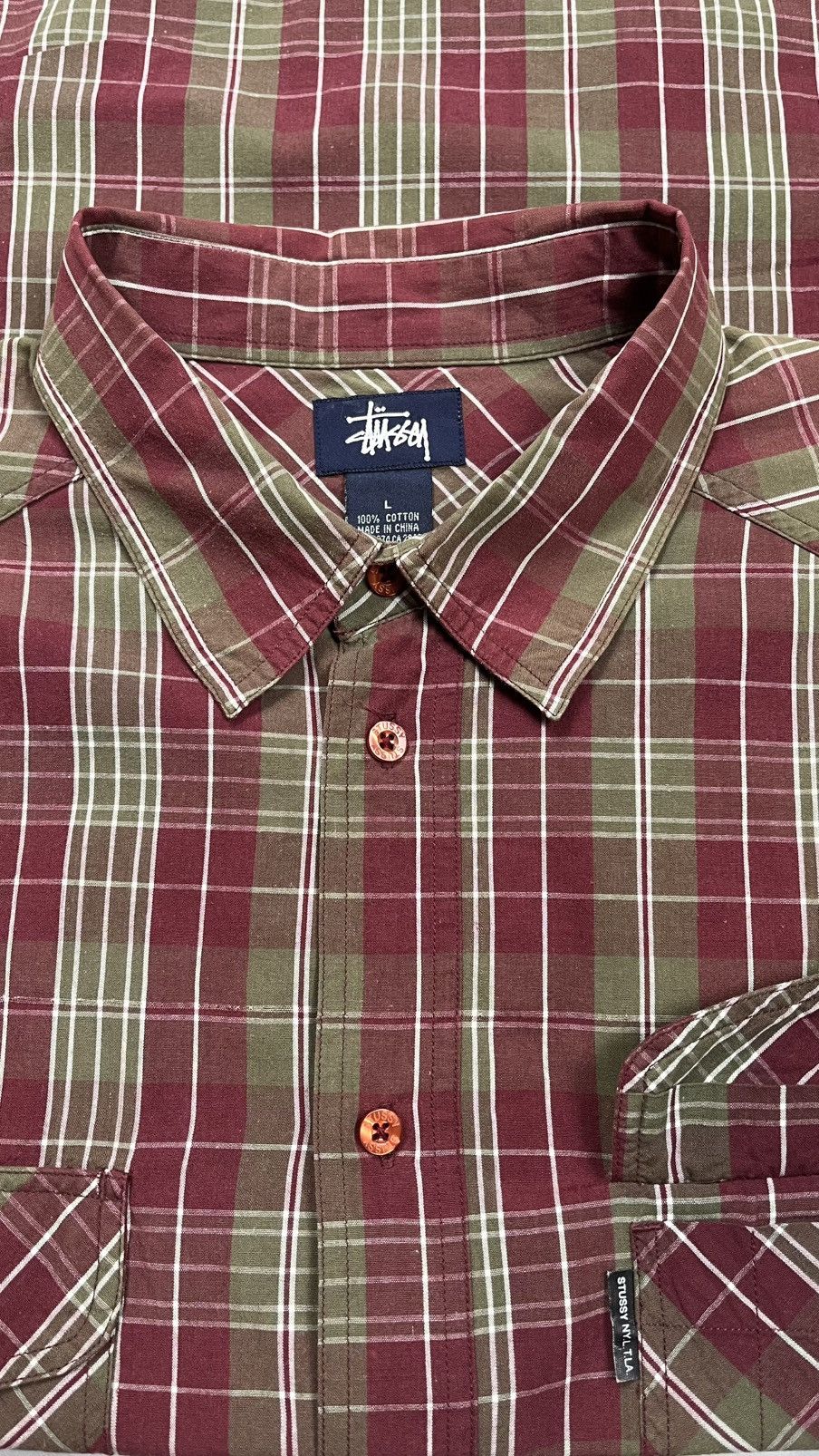 Stussy Stussy Japan Double Pocket Shirt Size US L / EU 52-54 / 3 - 9 Thumbnail