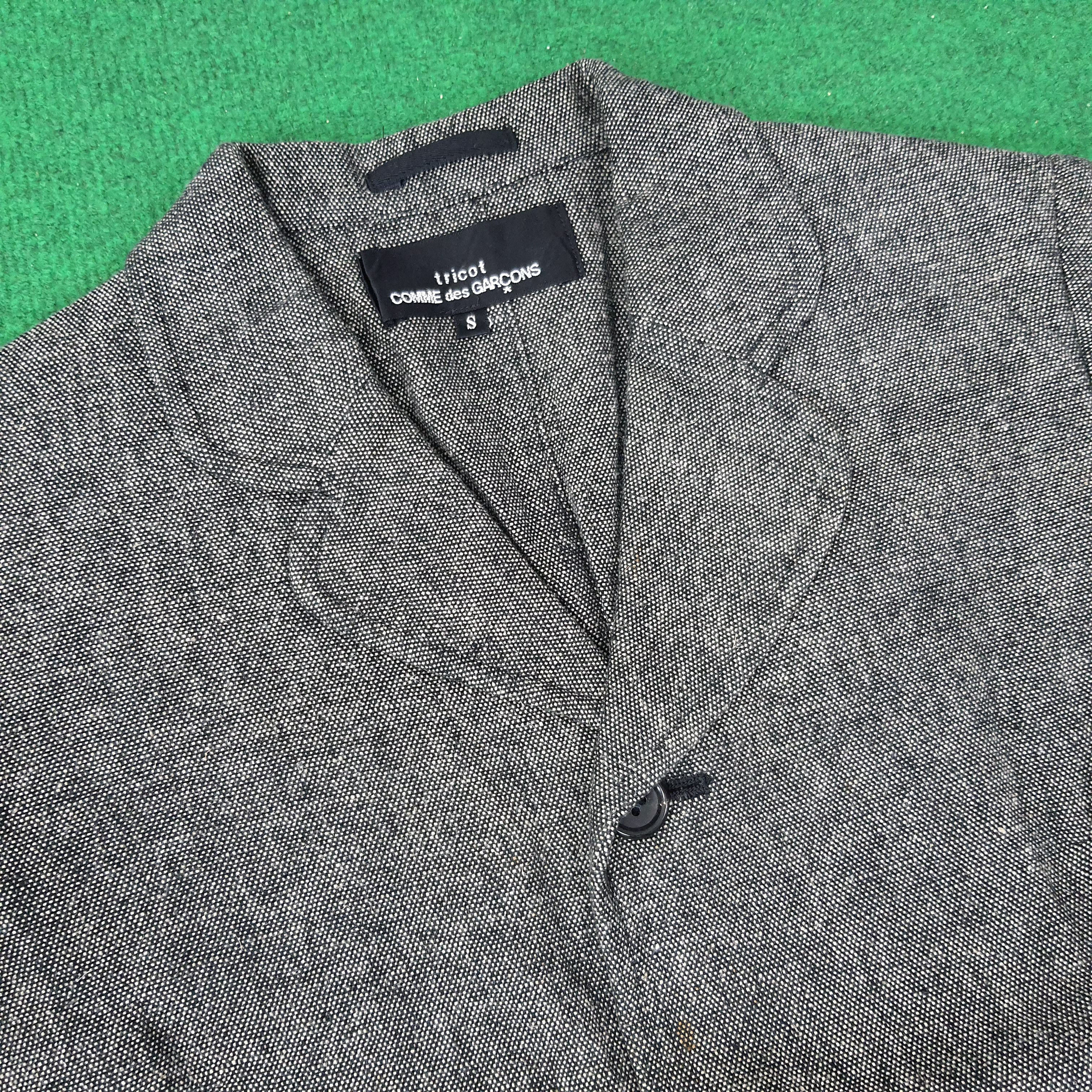 Tricot Comme des Garcons Vintage Tricot Comme Des Garcons Designer Blazer Coat c255N3 Size XS / US 0-2 / IT 36-38 - 2 Thumbnail