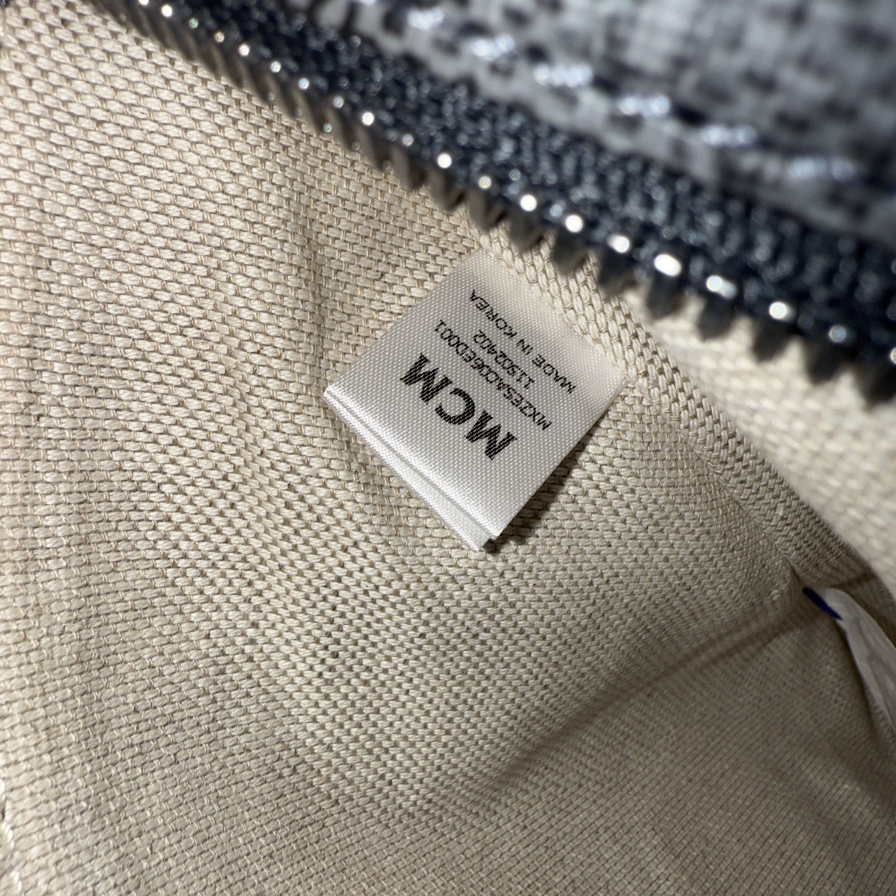 MCM MCM Gray Canvas and leather Triangle Shoulder Bag Size ONE SIZE - 10 Thumbnail