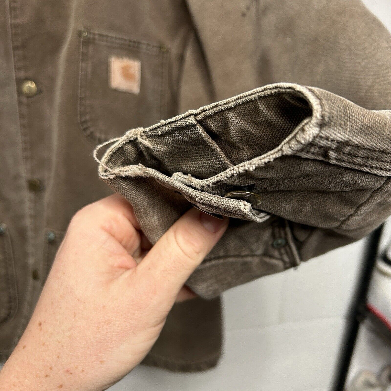 Carhartt Vintage Carhartt Blanket-Lined Chore Coat “Chestnut” C02 CHT Size US XL / EU 56 / 4 - 10 Thumbnail