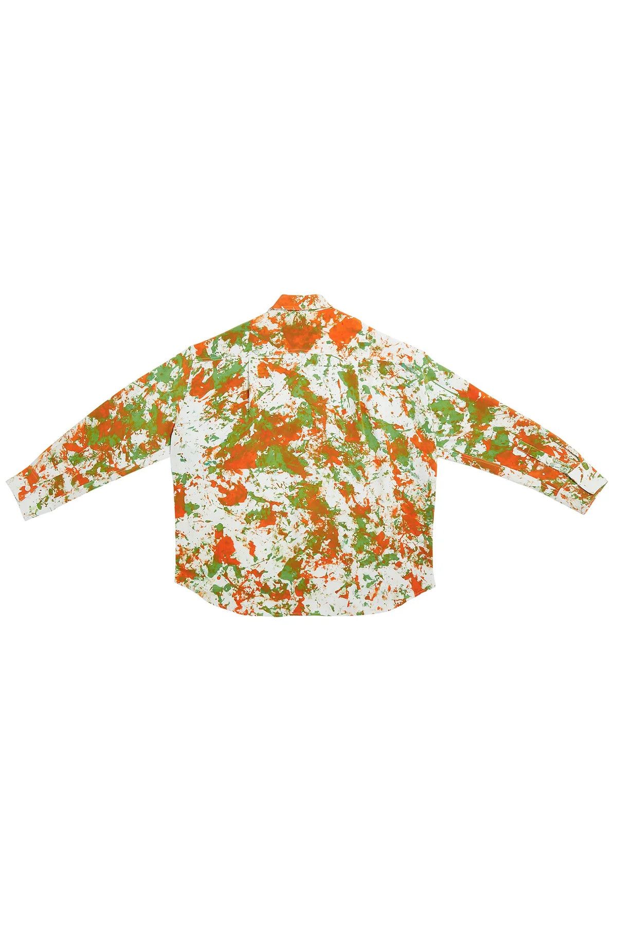 Sterling Ruby $1895 S.R. Studio Dyed Soto Silk Oversized Button Up Shirt Size US XXL / EU 58 / 5 - 2 Thumbnail