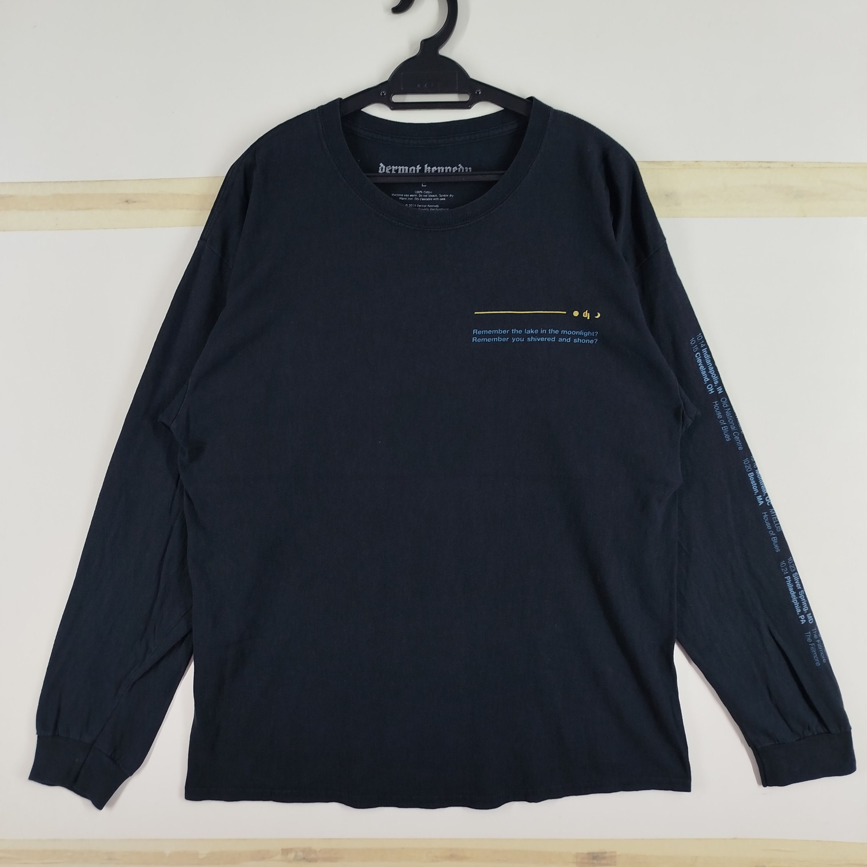 Band Tees Band Dermot Kennedy Without Fear 2019 Copyright Backhit Size US L / EU 52-54 / 3 - 3 Thumbnail