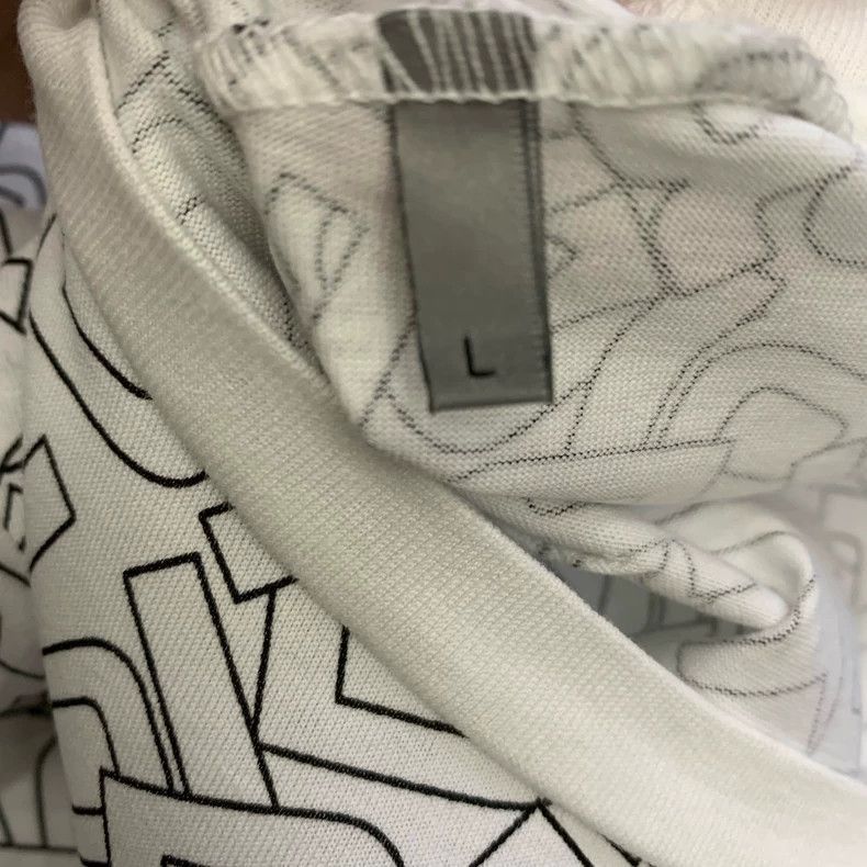 Dior Dior Men's White All-over Print T-shirt Size US L / EU 52-54 / 3 - 7 Thumbnail