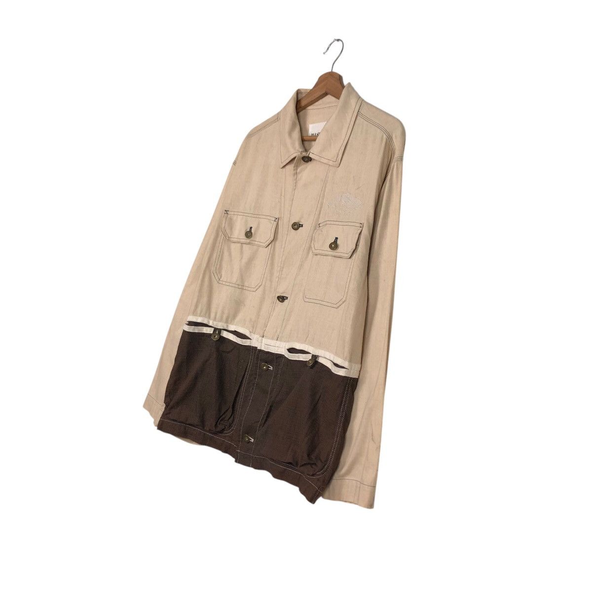 Japanese Brand 📌Double Tone Chore Worker Jacket Pia Sports Issey Miyake Size US M / EU 48-50 / 2 - 3 Thumbnail