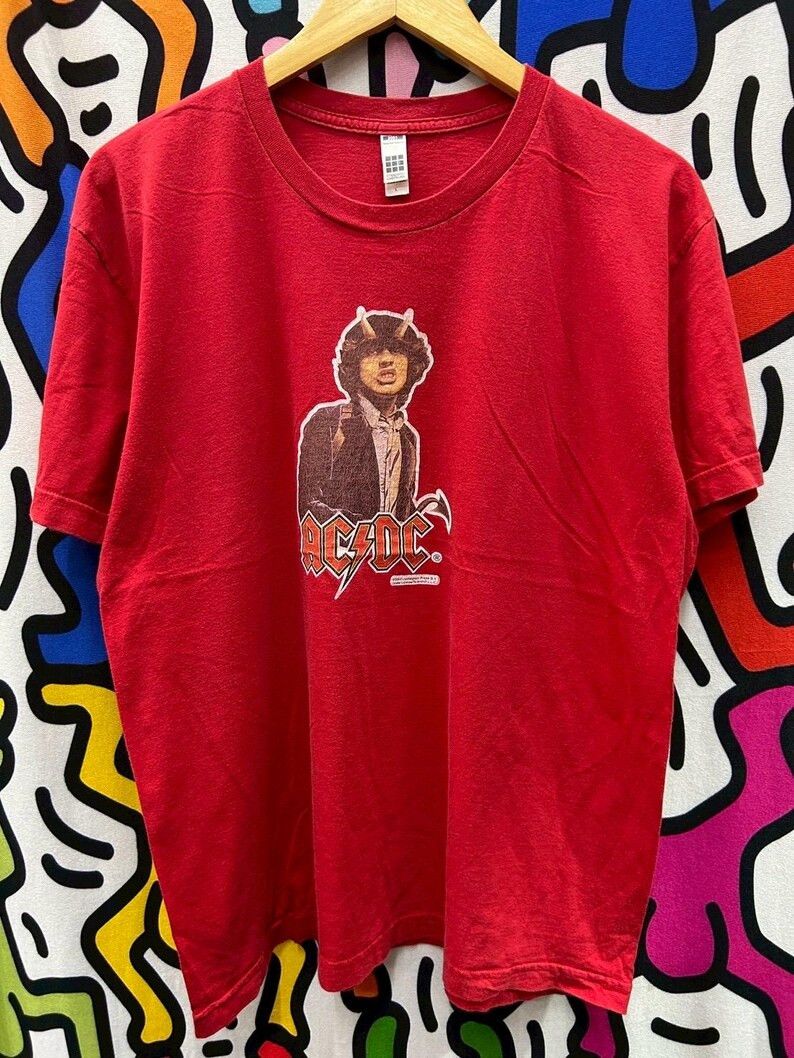 AC/DC Vintage 2002 ACDC tshirt size L Size US L / EU 52-54 / 3 - 2 Thumbnail