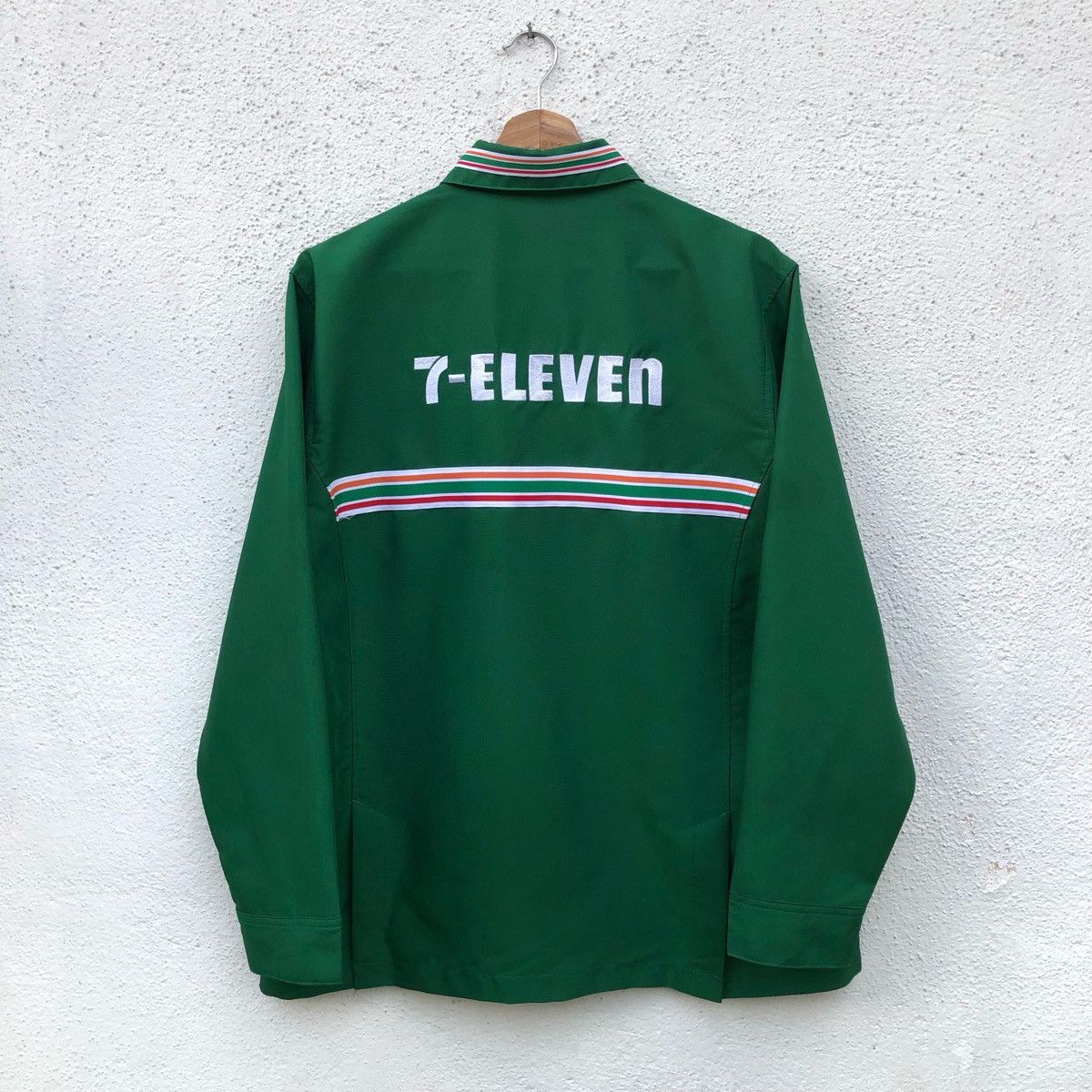 Vintage Vintage Japanese Brand Uniform 7 Eleven Full Zipper Medium Size US M / EU 48-50 / 2 - 2 Thumbnail