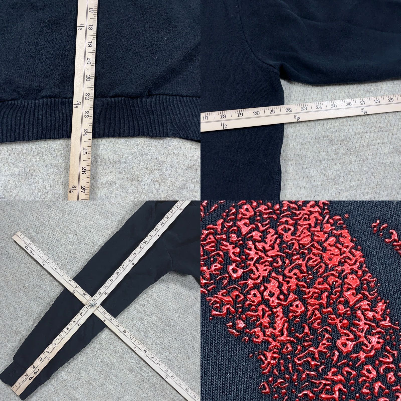 Diesel Diesel Hoodie Men Medium Black Red Logo Sweatshirt Y2K Retro Modern Sports Graphic Pullover Crew Neck Hooded Size US M / EU 48-50 / 2 - 8 Thumbnail