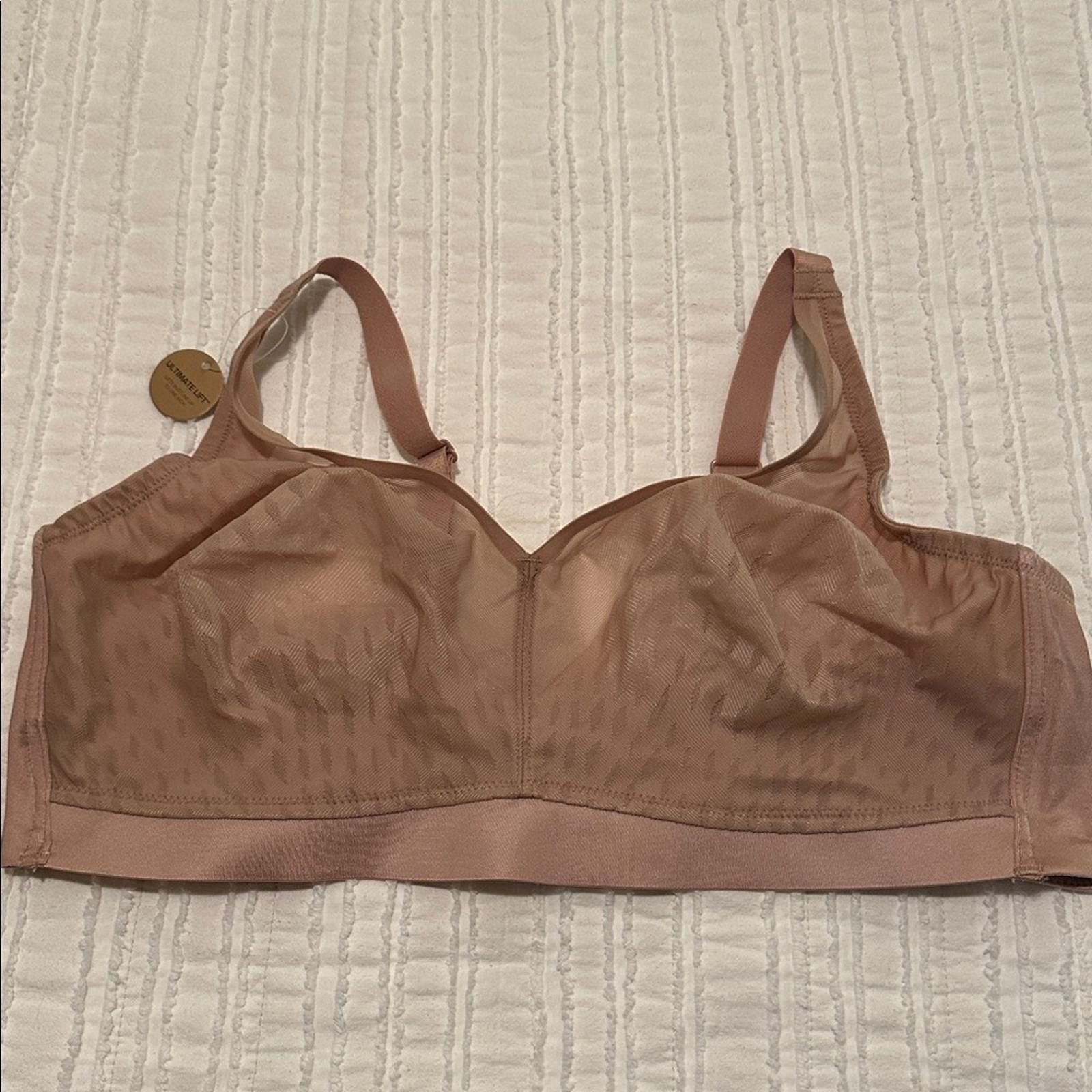 Other NWT Wacoal 42D Seamless Tan Bra Bralette adjustable Size ONE SIZE - 1 Thumbnail
