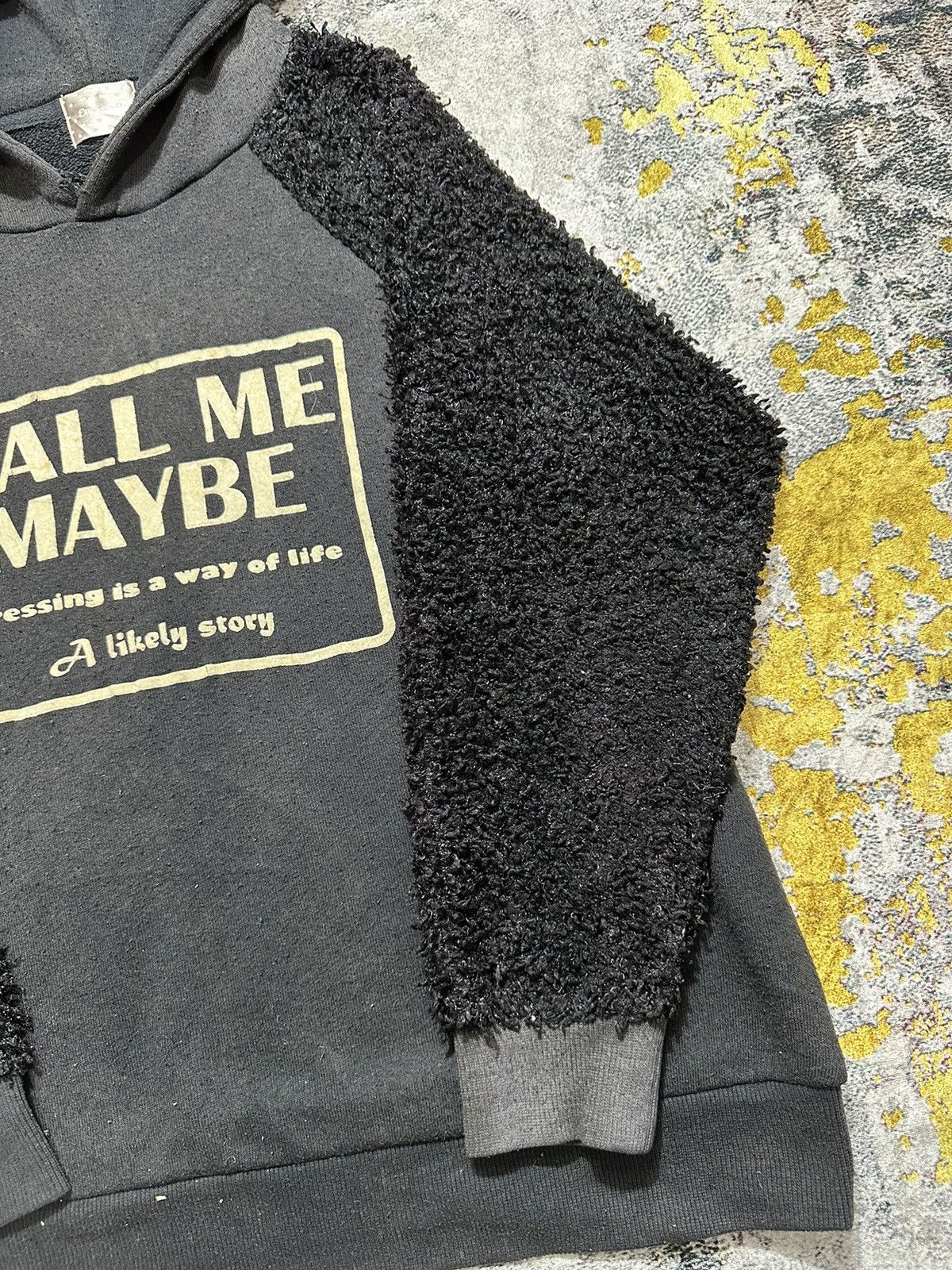 Faded Glory SICK FADED MOHAIR HOODIE CALL ME MAYBE VUJADE PUNK STYLE Size US M / EU 48-50 / 2 - 4 Thumbnail