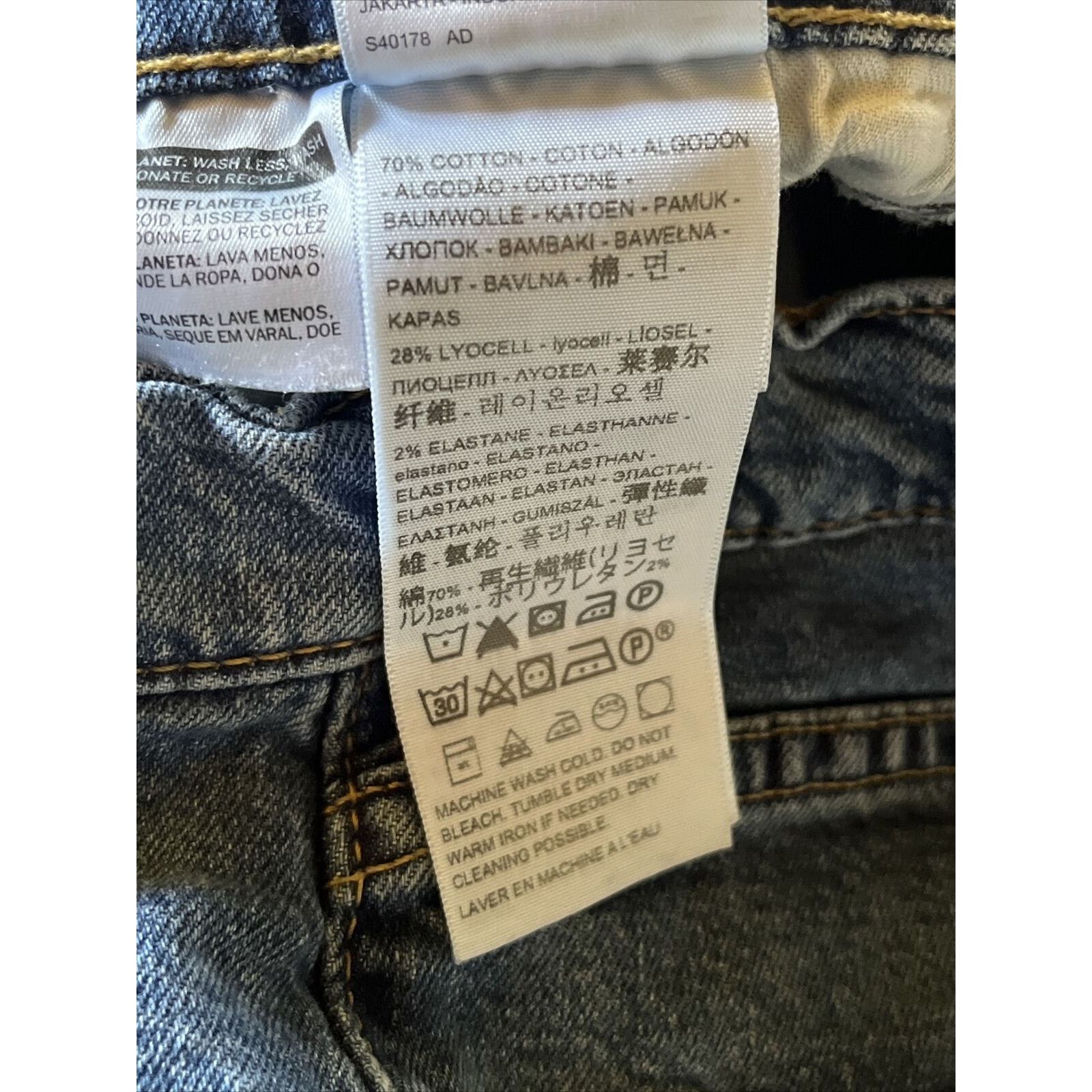 Levi's Levi’s 511 Jeans Men 26x29 Blue Slim Straight Med Wash Denim Size US 28 / EU 44 - 10 Thumbnail