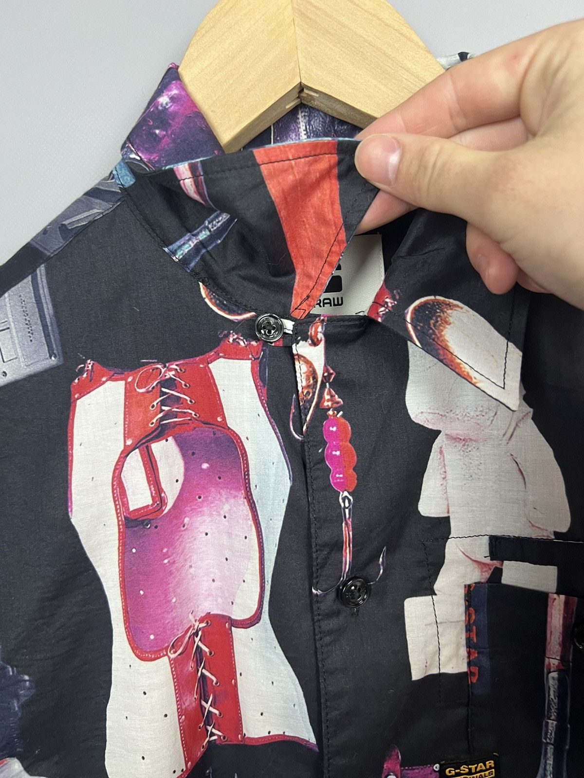 G-Star × Japanese Brand G Star Raw Hawaiian button shirt rare Size US XS / EU 42 / 0 - 5 Thumbnail