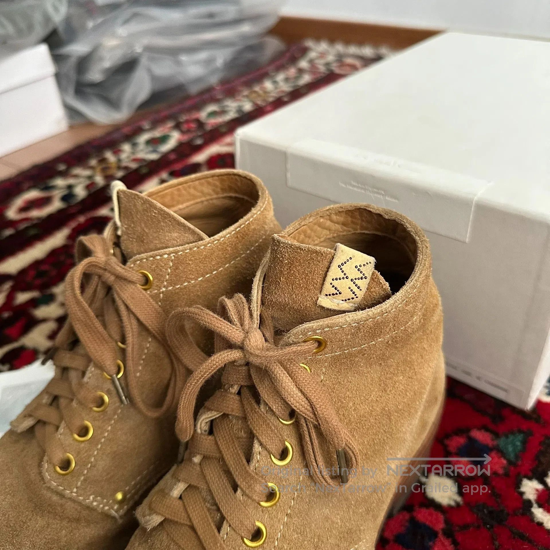 Visvim visvim brigadier suede boots in camel. Size US 8 / EU 41 - 5 Thumbnail