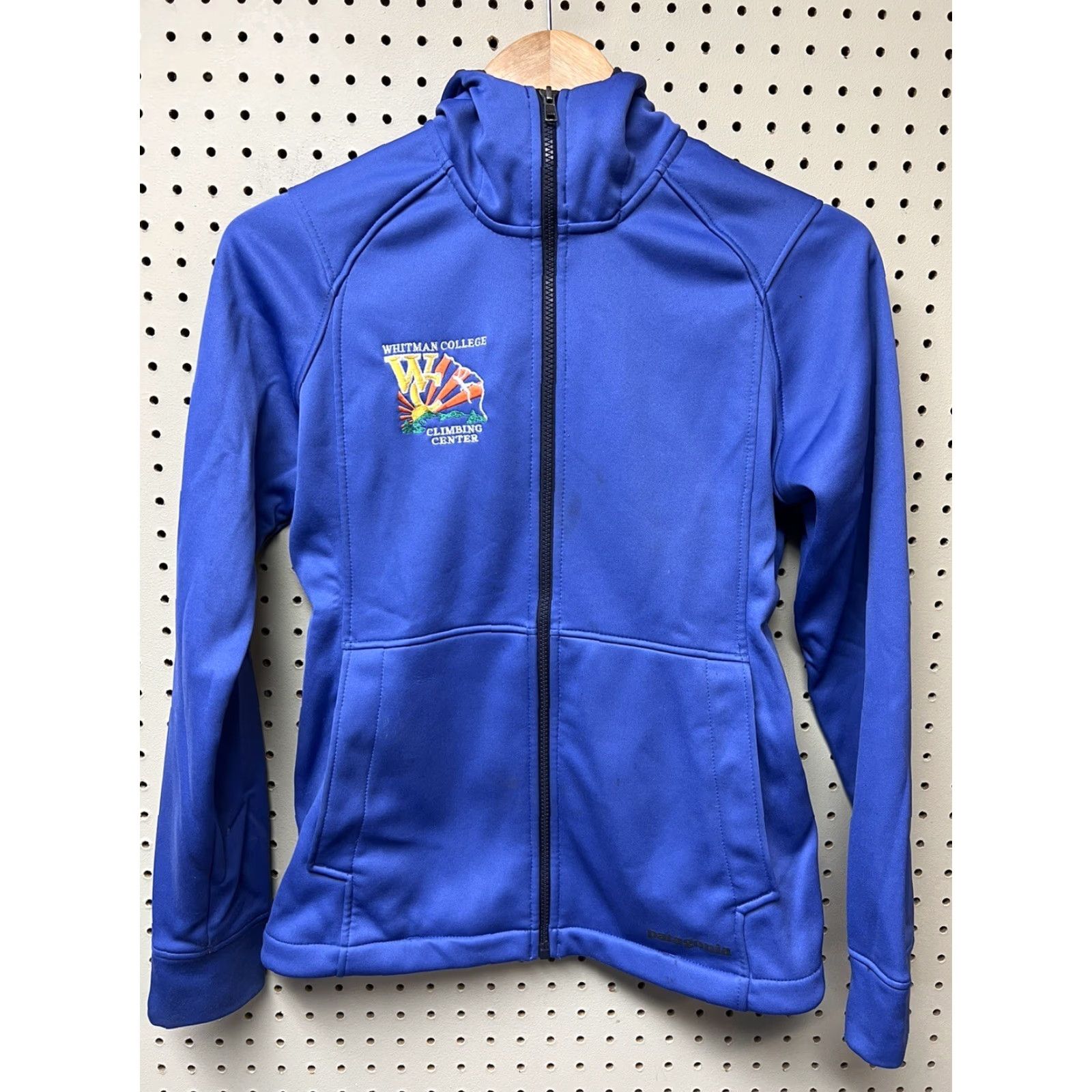Patagonia Patagonia Jacket Primaloft Blue Womens XS Whitman College Climbing Hood Zip Size XS / US 0-2 / IT 36-38 - 2 Thumbnail