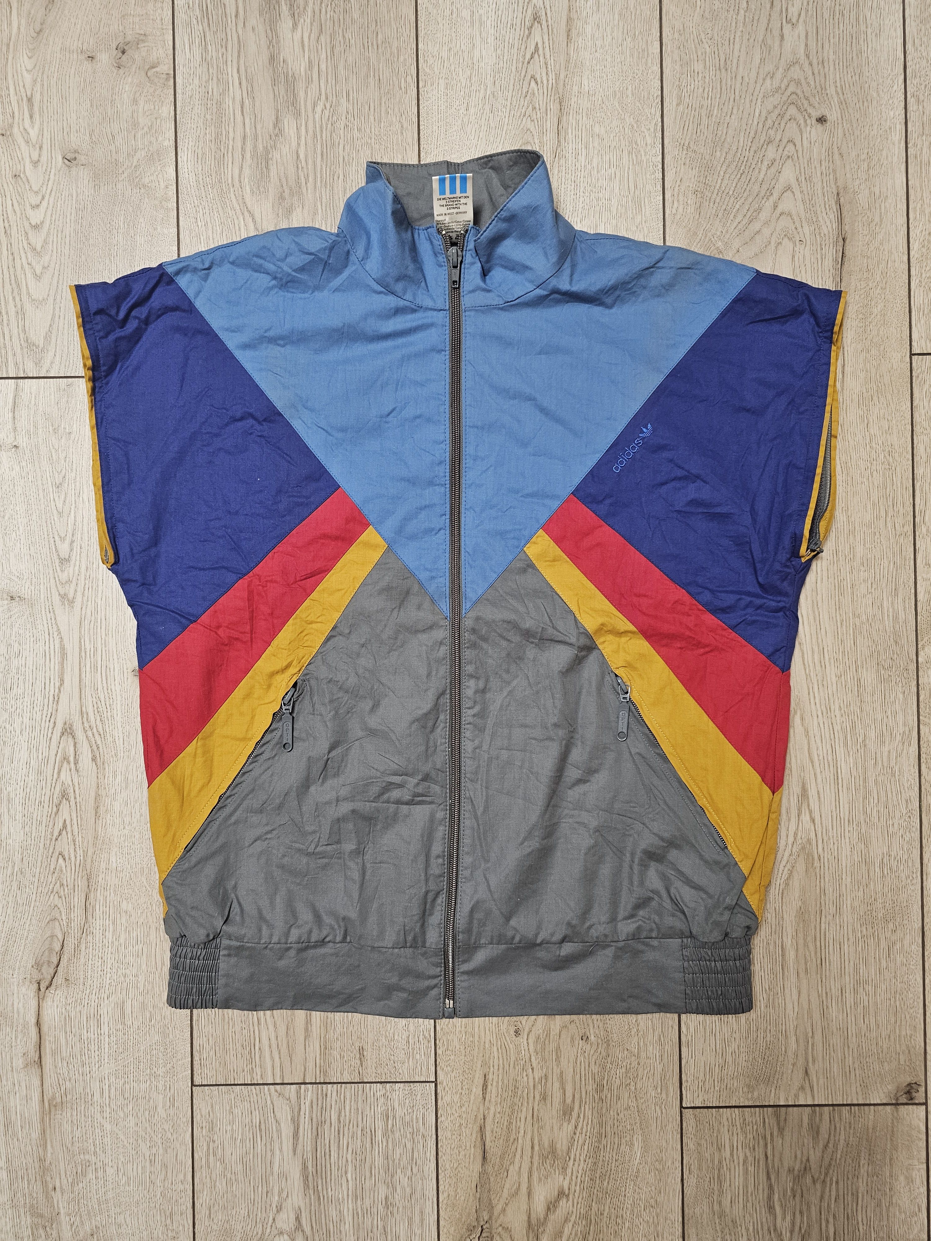 Adidas × Vintage ADIDAS VINTAGE JACKET WEST GERMANY 80s SOCCER JACKET ZIP Size US S / EU 44-46 / 1 - 3 Thumbnail