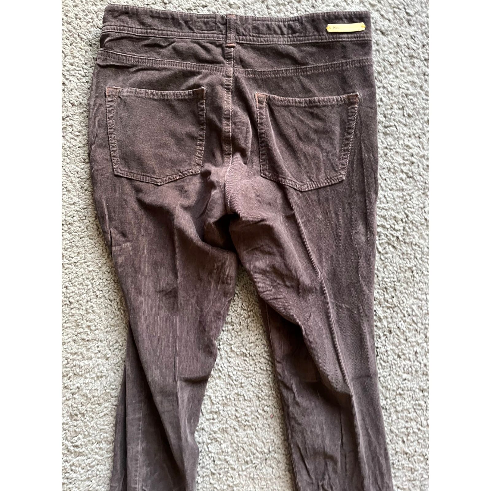 Vintage Pilcro and the Letterpress Serif Pants Womens 30 Corduroy Brown Cotton 30 Actual Chino Slim Flat Front Stretch Size 30" / US 8 / IT 44 - 5 Thumbnail