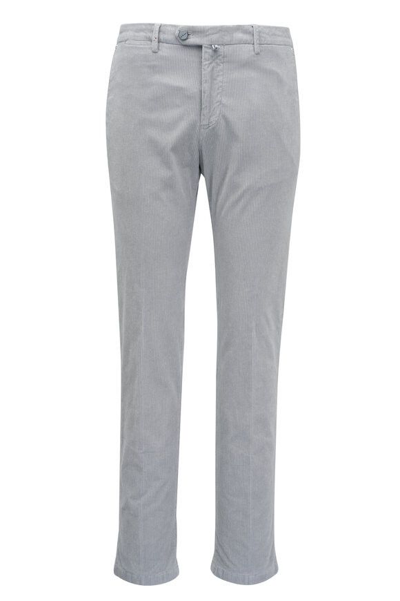 Kiton o1mtch0225 Corduroy Pant in Grey Size US 34 / EU 50 - 1 Thumbnail