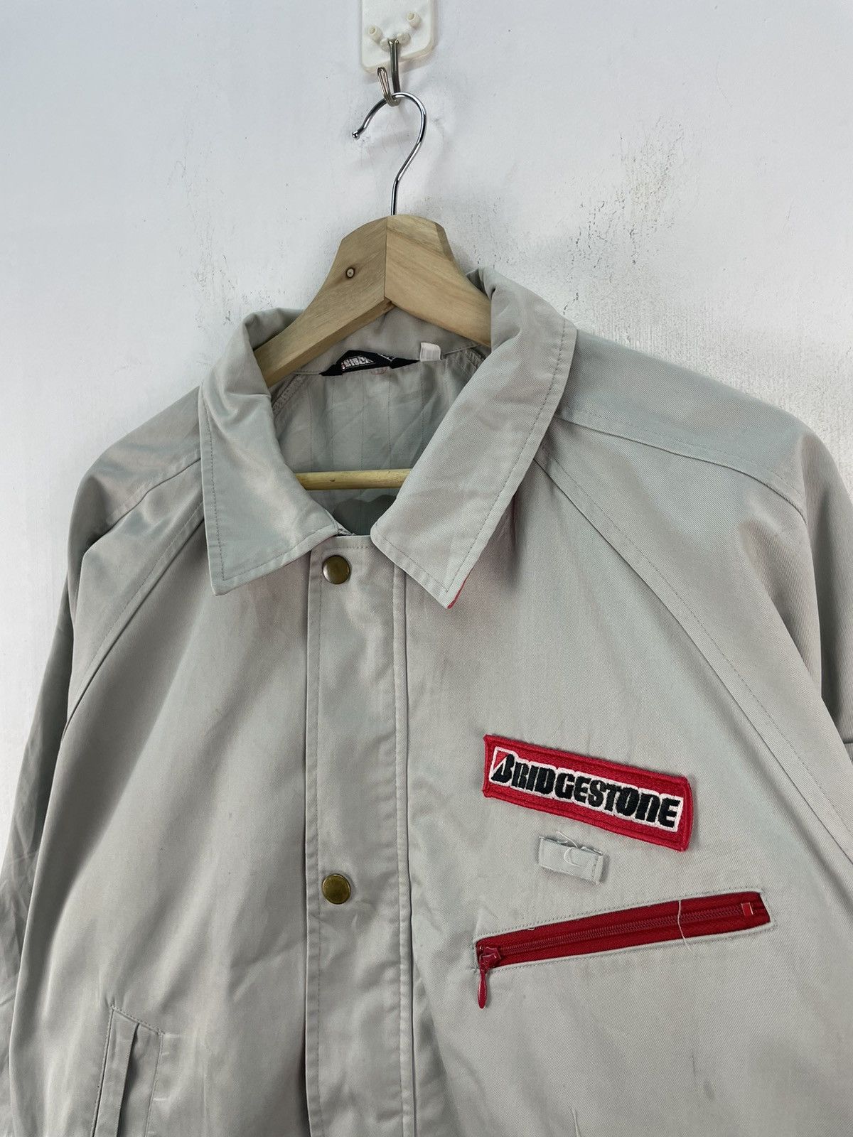 Sports Specialties × Vintage Vintage Bridgestone Worker Jacket JDM Motorsport Size US L / EU 52-54 / 3 - 3 Thumbnail
