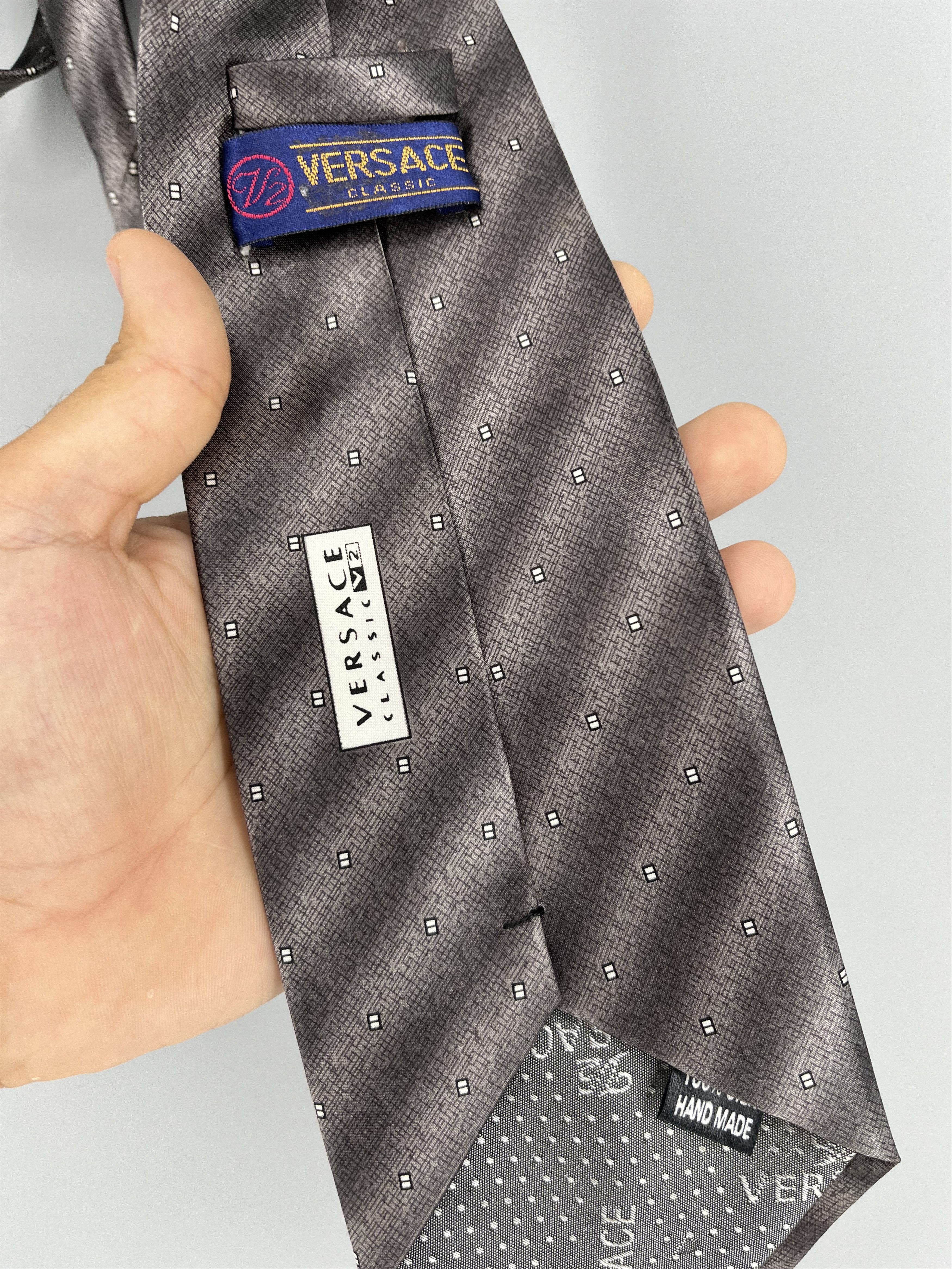 Versace × Vintage Vintage Versace Classic V2 Silk Tie Size ONE SIZE - 6 Thumbnail