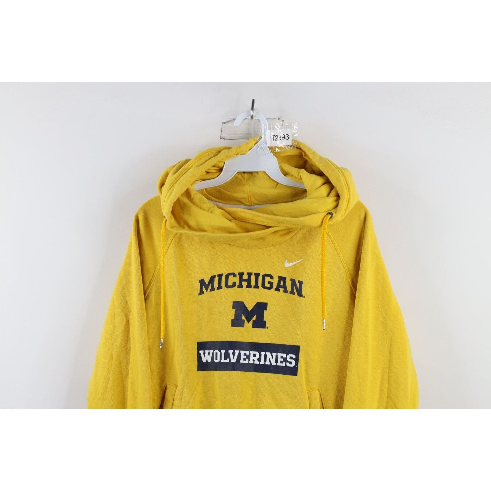 Nike Nike Distressed Spell Out University of Michigan Hoodie Size M / US 6-8 / IT 42-44 - 2 Thumbnail