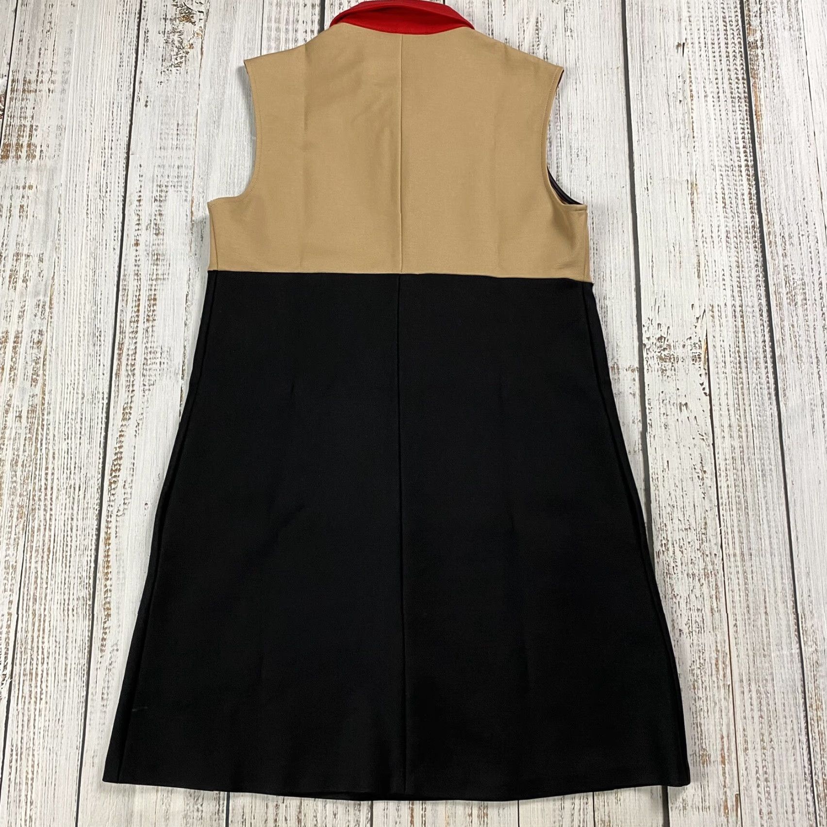 Maje MAJE RAIANO Color Block Mini Dress - Multicolor Bohemian Sleeveless Knit, Size 3, Cotton Viscose Elastane, Short Dress, Dry Clean Only, Womens Size XS / US 0-2 / IT 36-38 - 7 Thumbnail