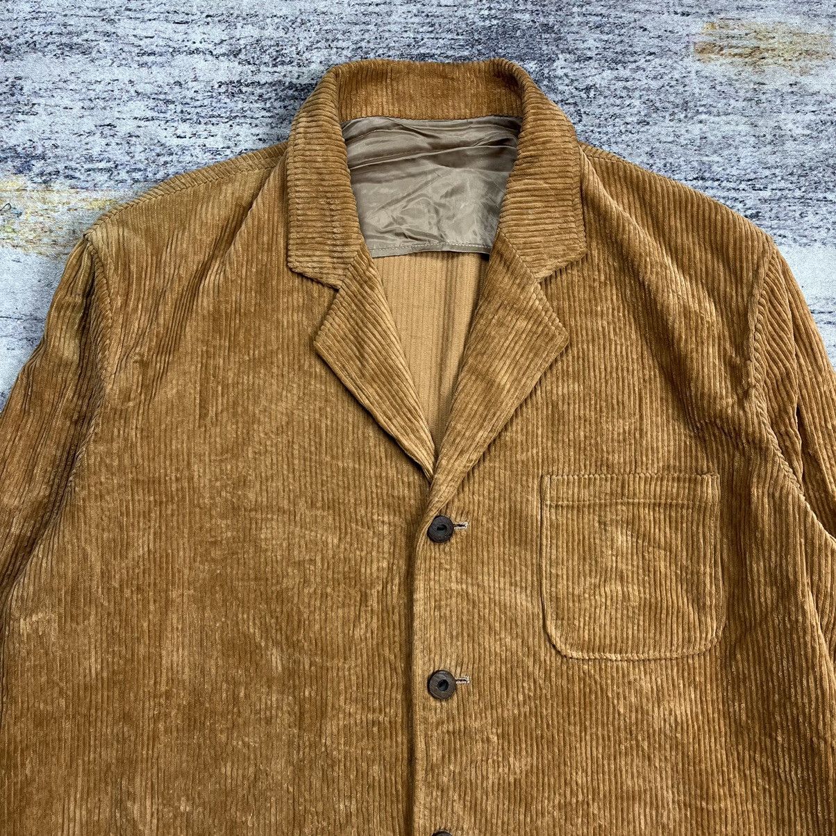Vintage × Yohji Yamamoto Vintage 90s Y’s for men yohji Yamamoto corduroy coat jacket Size US L / EU 52-54 / 3 - 3 Thumbnail