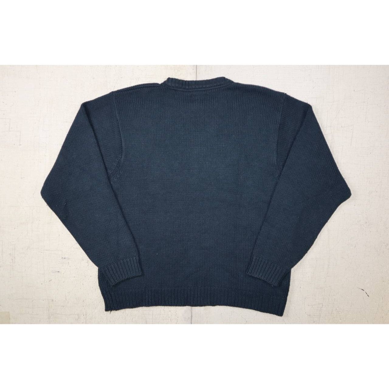 Polo Ralph Lauren U.S. Polo Association Sweater Navy Blue Acrylic Knit Round Size US XL / EU 56 / 4 - 2 Thumbnail