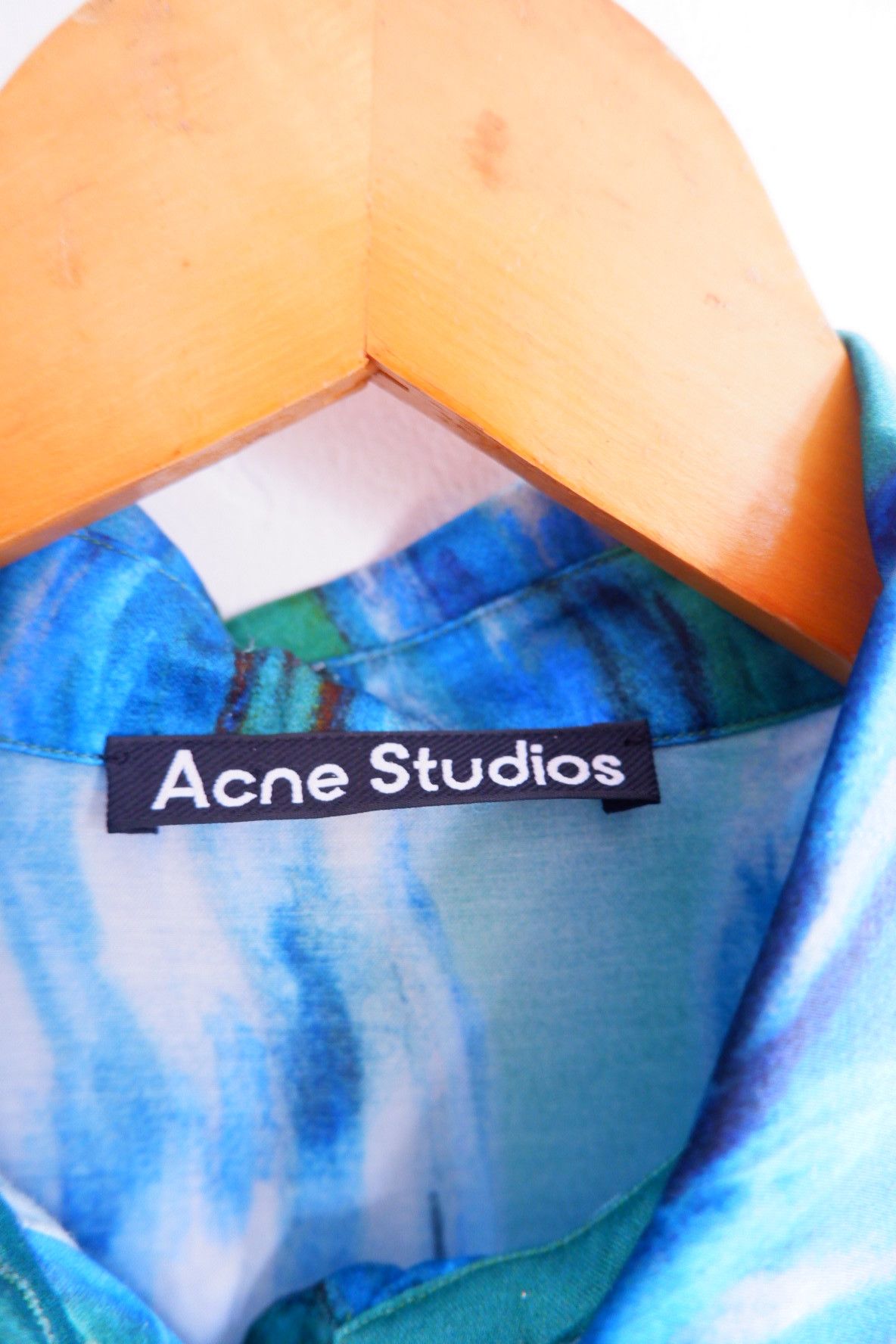Acne Studios ACNE STUDIOS Bow Printed Silk Blouse Size M / US 6-8 / IT 42-44 - 6 Thumbnail