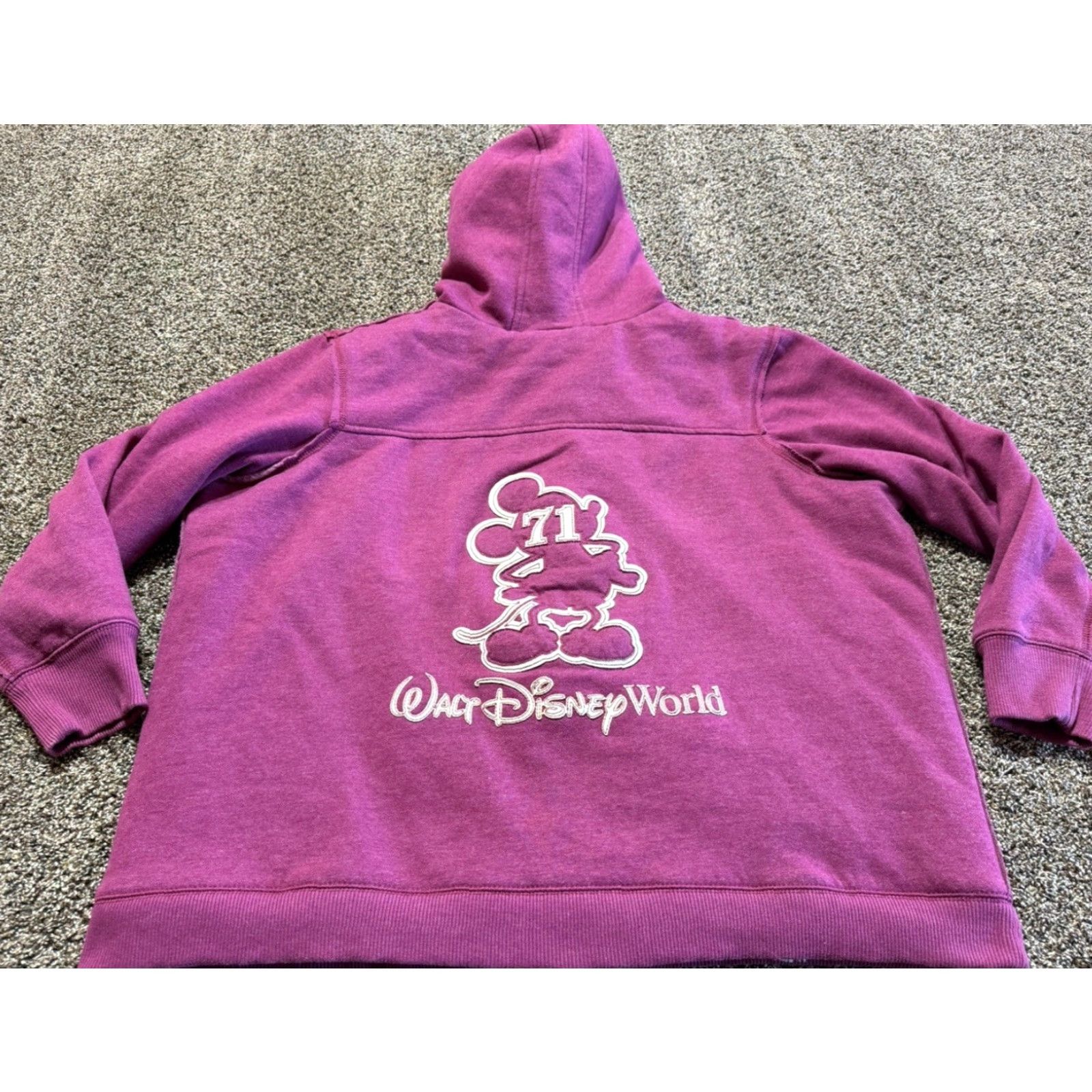 Disney Walt Disney World Parks Womens Hoodie Pullover Pink 2X 2XL Sherpa Lined Full Zip Disney Hoodie Womens Pink 2X Full Zip Sherpa Lined Size XXL / US 16-18 / IT 52-54 - 2 Thumbnail