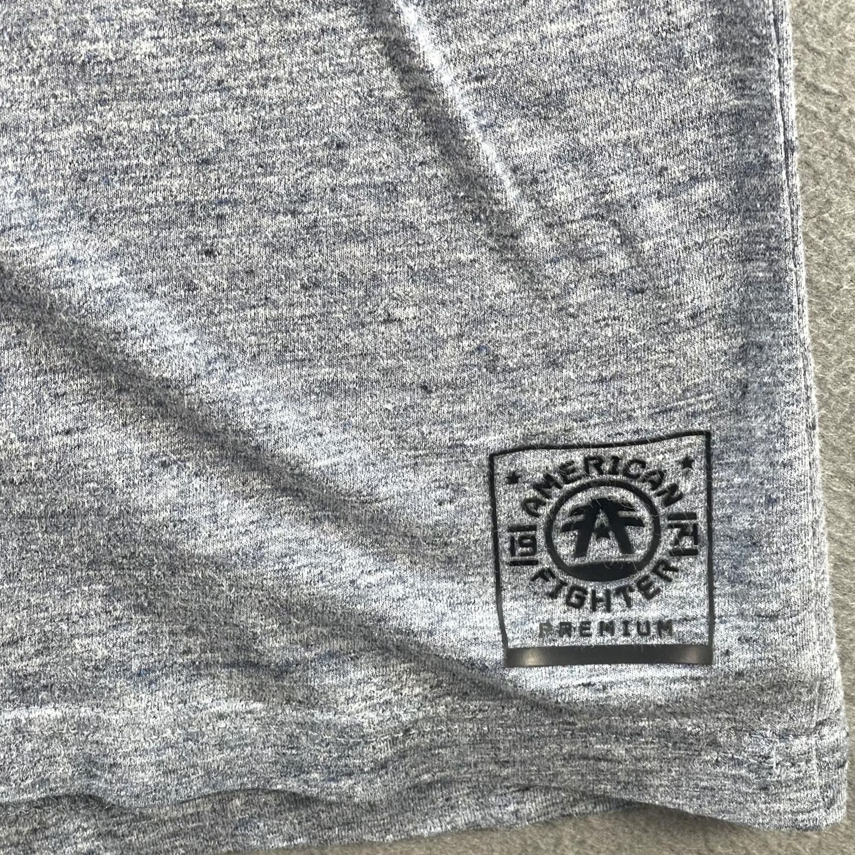 Vintage American Fighter Shirt Mens Large Gray 1974 Athletic Training Division Graphic Tee Size US L / EU 52-54 / 3 - 4 Thumbnail