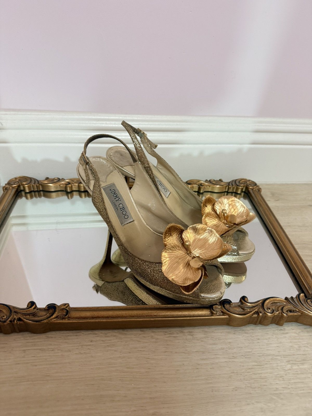 Jimmy Choo Jimmy Choo sandals shoes butterfly orchid 9.5 US 39.5 Y2K Size US 9.5 / IT 39.5 - 8 Thumbnail