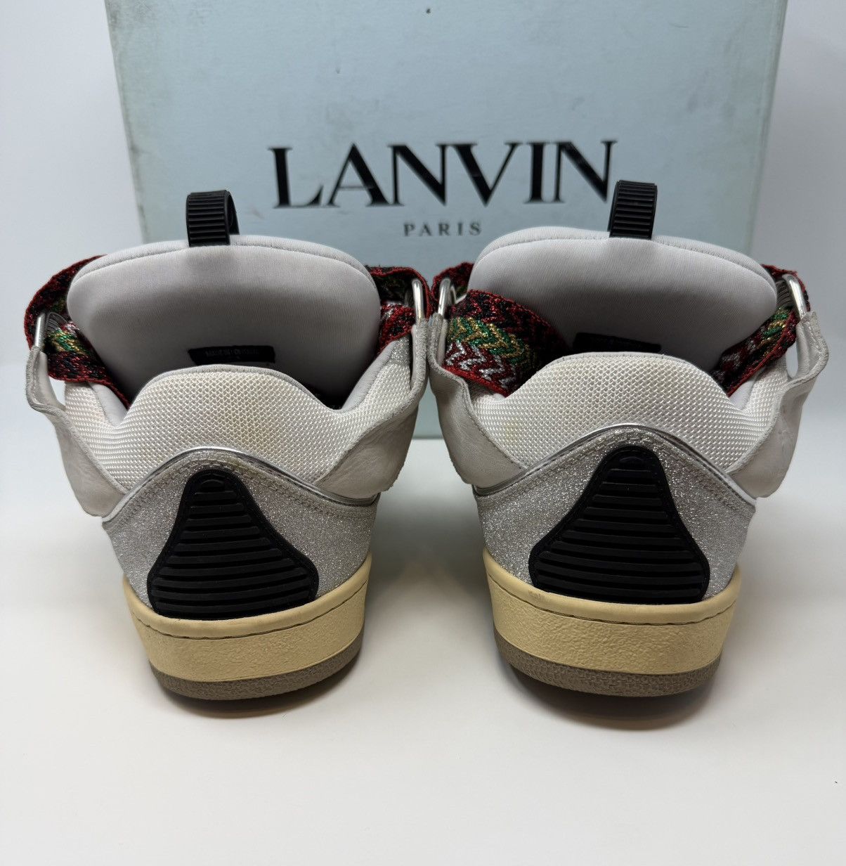 Lanvin Lanvin Curb Sneaker White Glitter Size US 10 / EU 43 - 5 Thumbnail