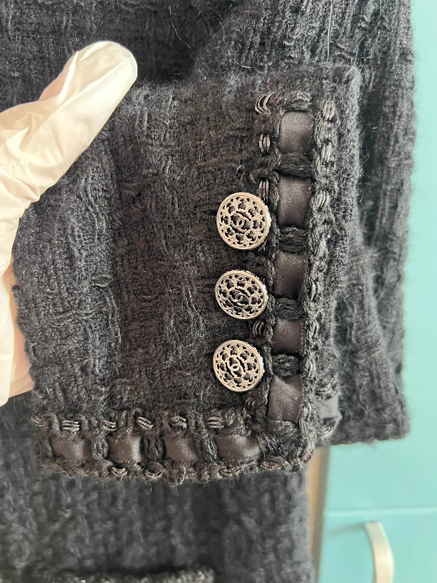 Chanel Chanel Black Jacket Size 38 Size S / US 4 / IT 40 - 3 Thumbnail