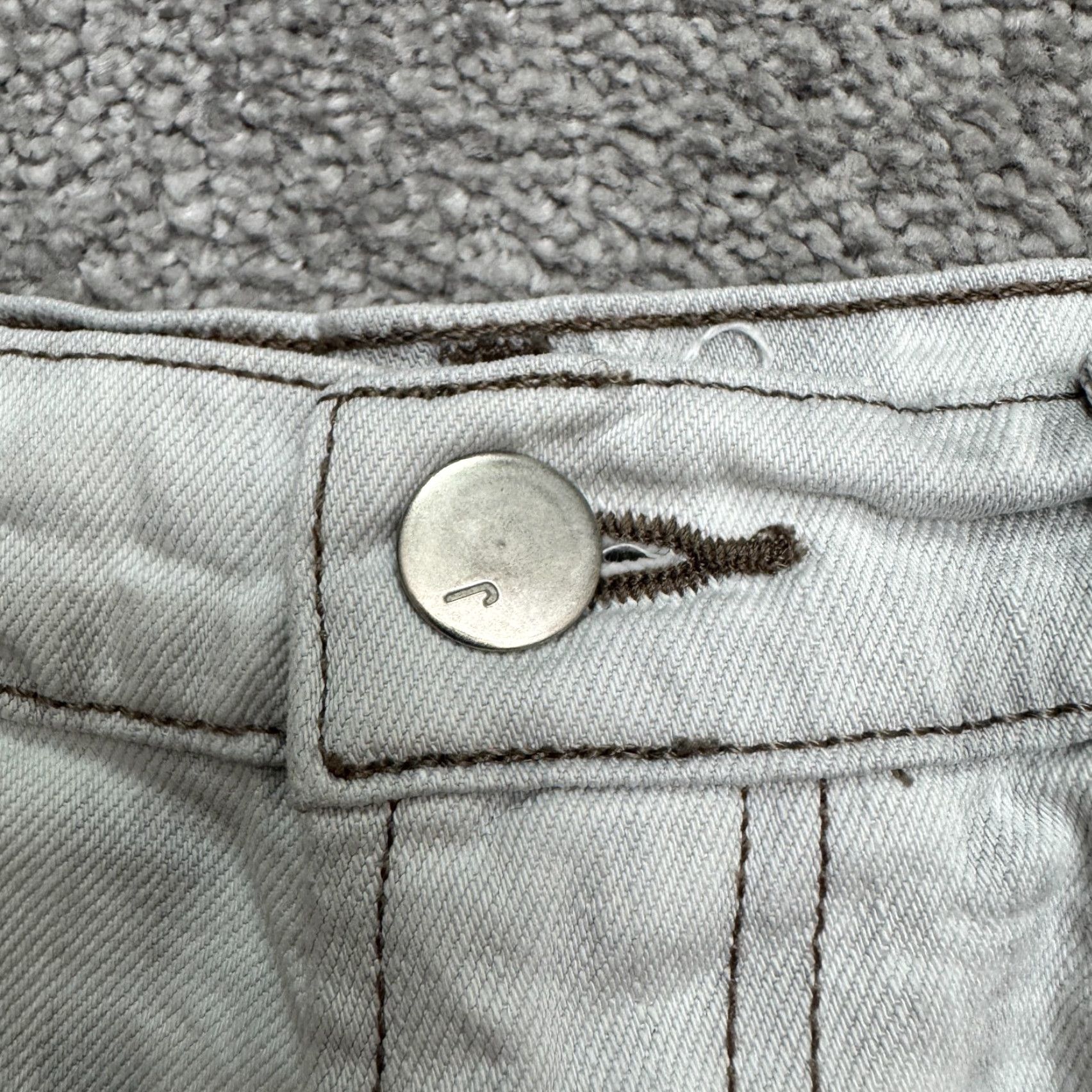 J Brand J Brand 912 Pencil Straight Distressed Low Rise Skinny Jeans Womens Gray 27 Size 27" / US 4 / IT 40 - 3 Thumbnail