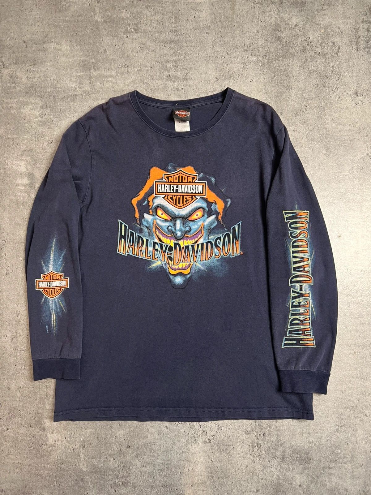 Harley Davidson Vintage longsleeve motor harley davidson clown Size US L / EU 52-54 / 3 - 1 Thumbnail