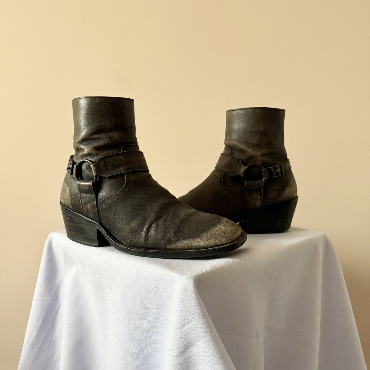 Dirk Bikkembergs Balenciaga Style Combat Biker Boots Avantgarde Guidi Vibe Size US 9 / IT 39 - 1 Thumbnail