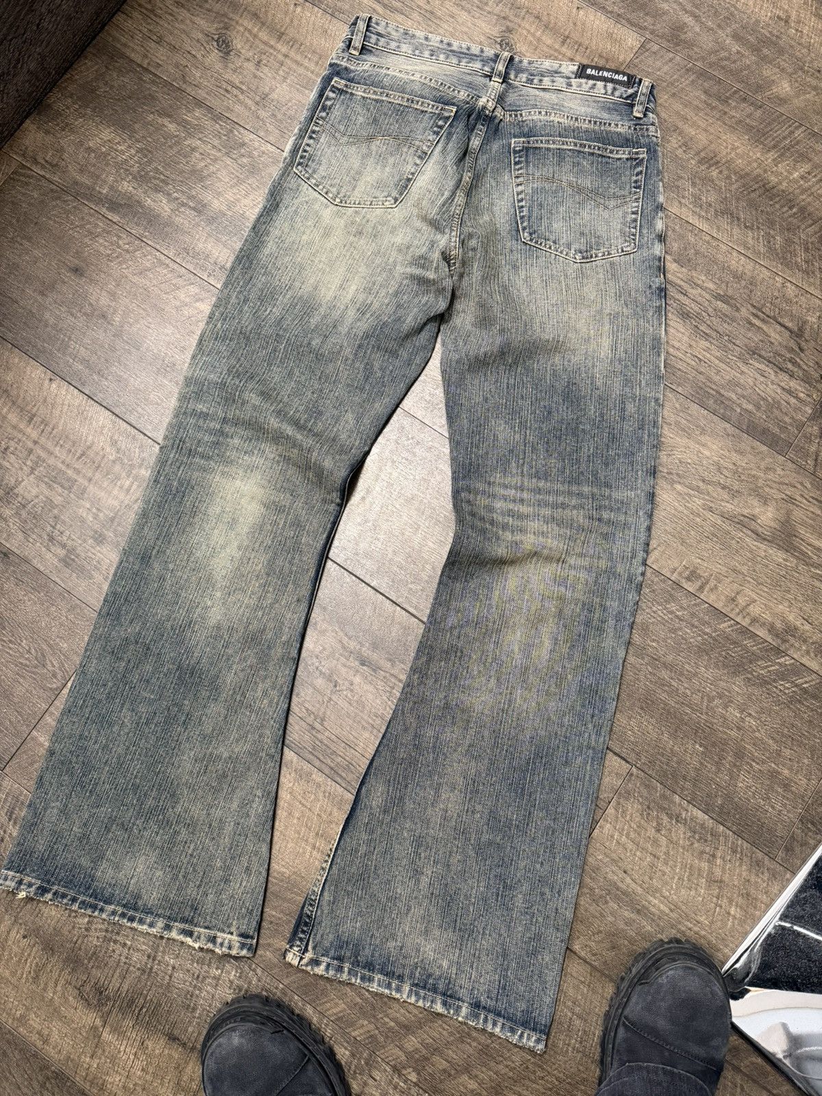 Balenciaga Balenciaga FW23 Italian Ring Flared Denim Size US 32 / EU 48 - 2 Thumbnail