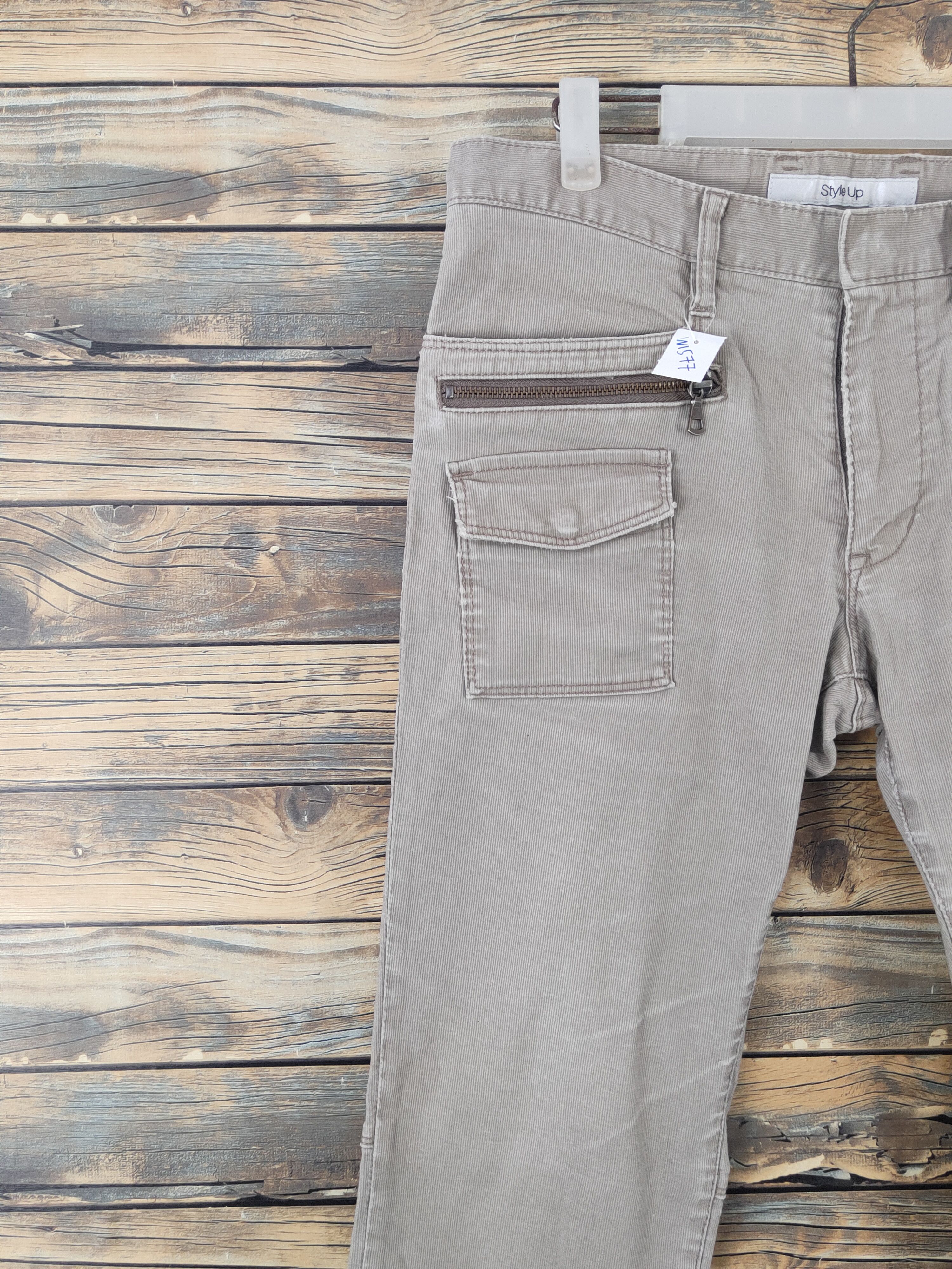 Japanese Brand Uniqlo Beige Multipocket cargo Casual Pants #W1577 Size 31" - 3 Thumbnail