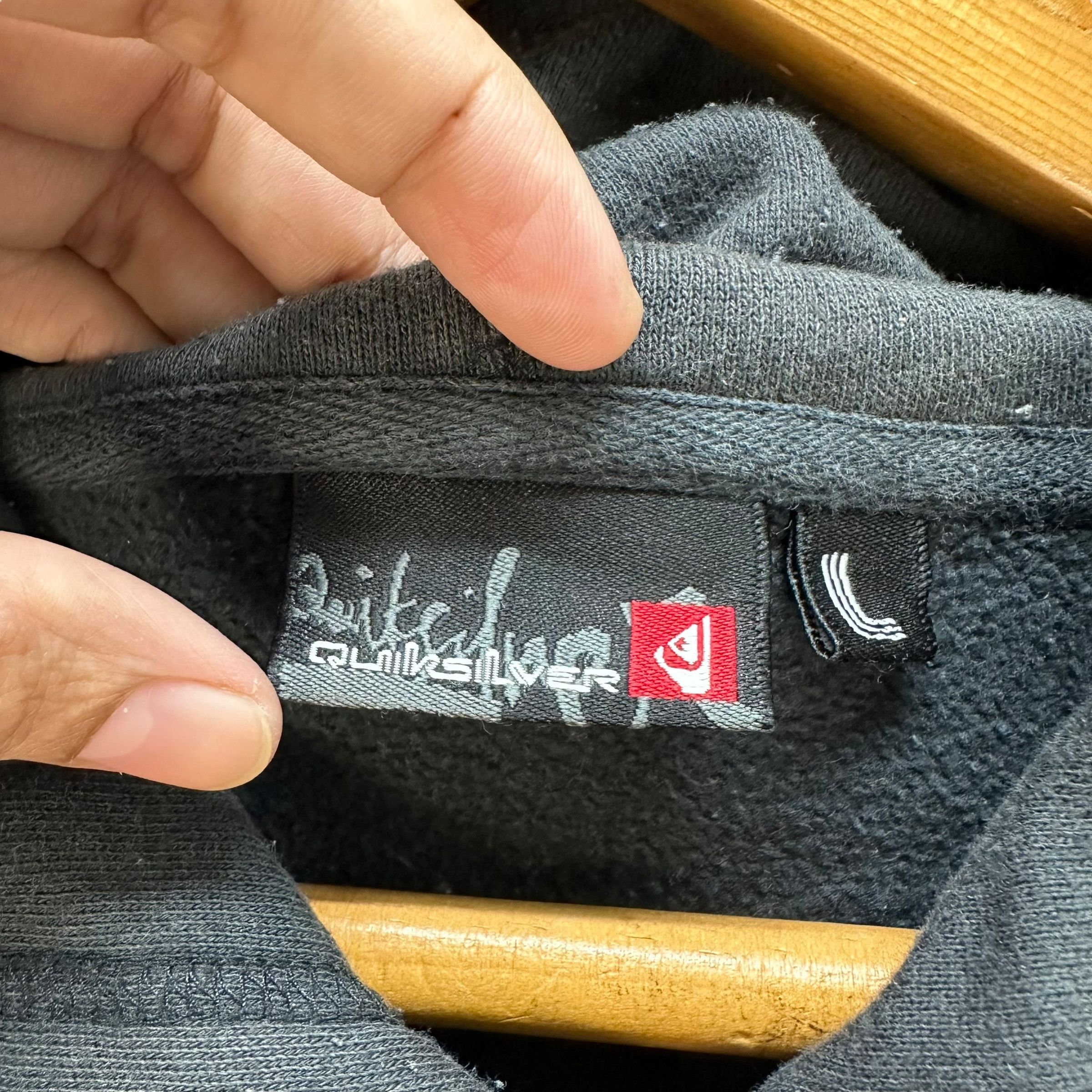 Quiksilver QIKSILVER BIG LOGO PULLOVER HOODIES #8787-026 Size US L / EU 52-54 / 3 - 6 Thumbnail