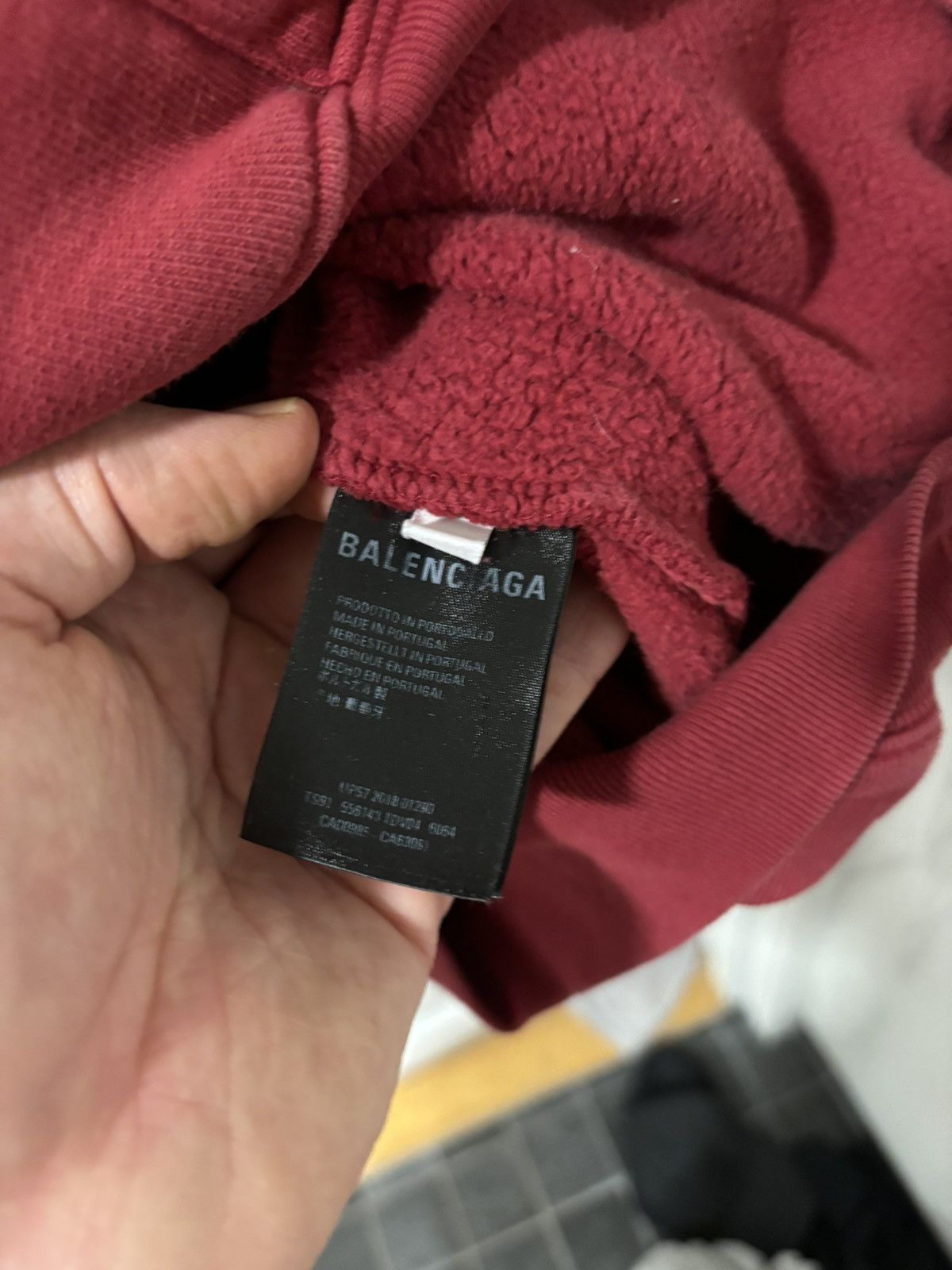 Balenciaga Back logo hoodie Size US XL / EU 56 / 4 - 5 Thumbnail