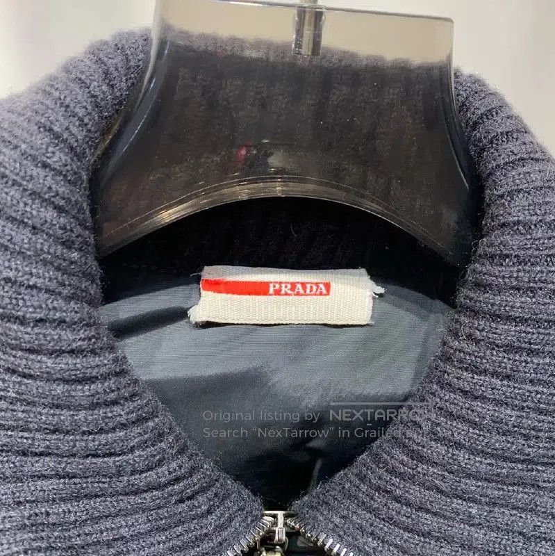 Prada Prada Men's Black Nylon Down Jacket. Size US M / EU 48-50 / 2 - 3 Thumbnail